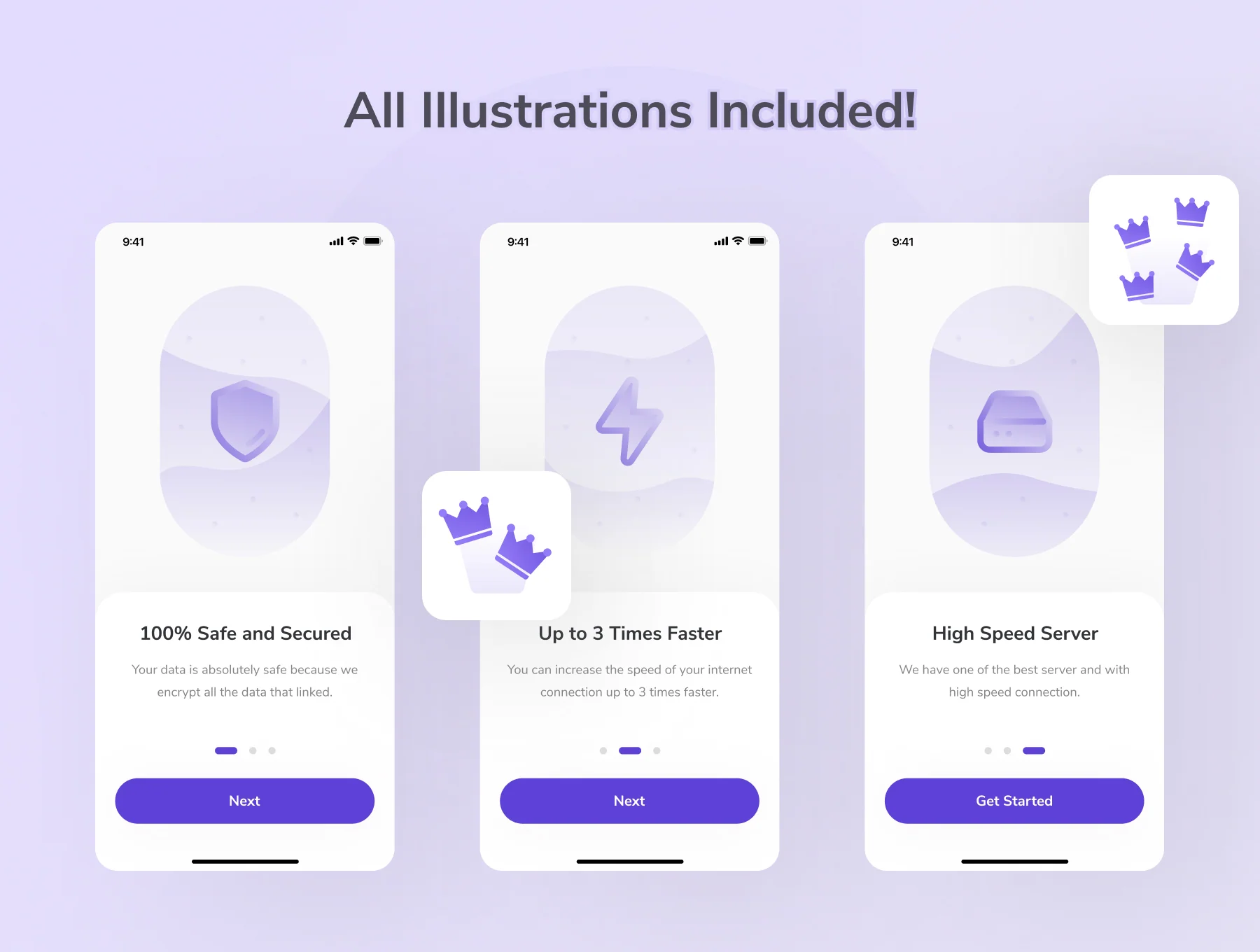 Viyasa - VPN App UI Kit 6
