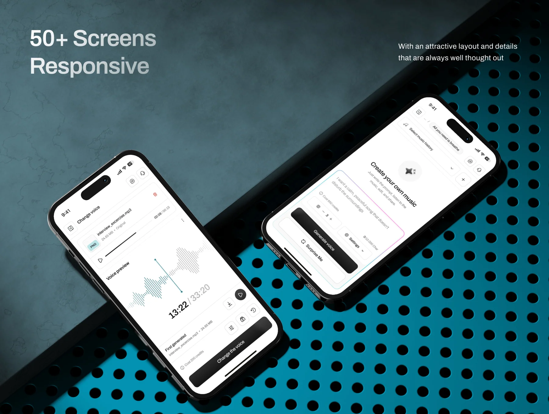 Vocla – AI Voice Intelligent UI Kit 6