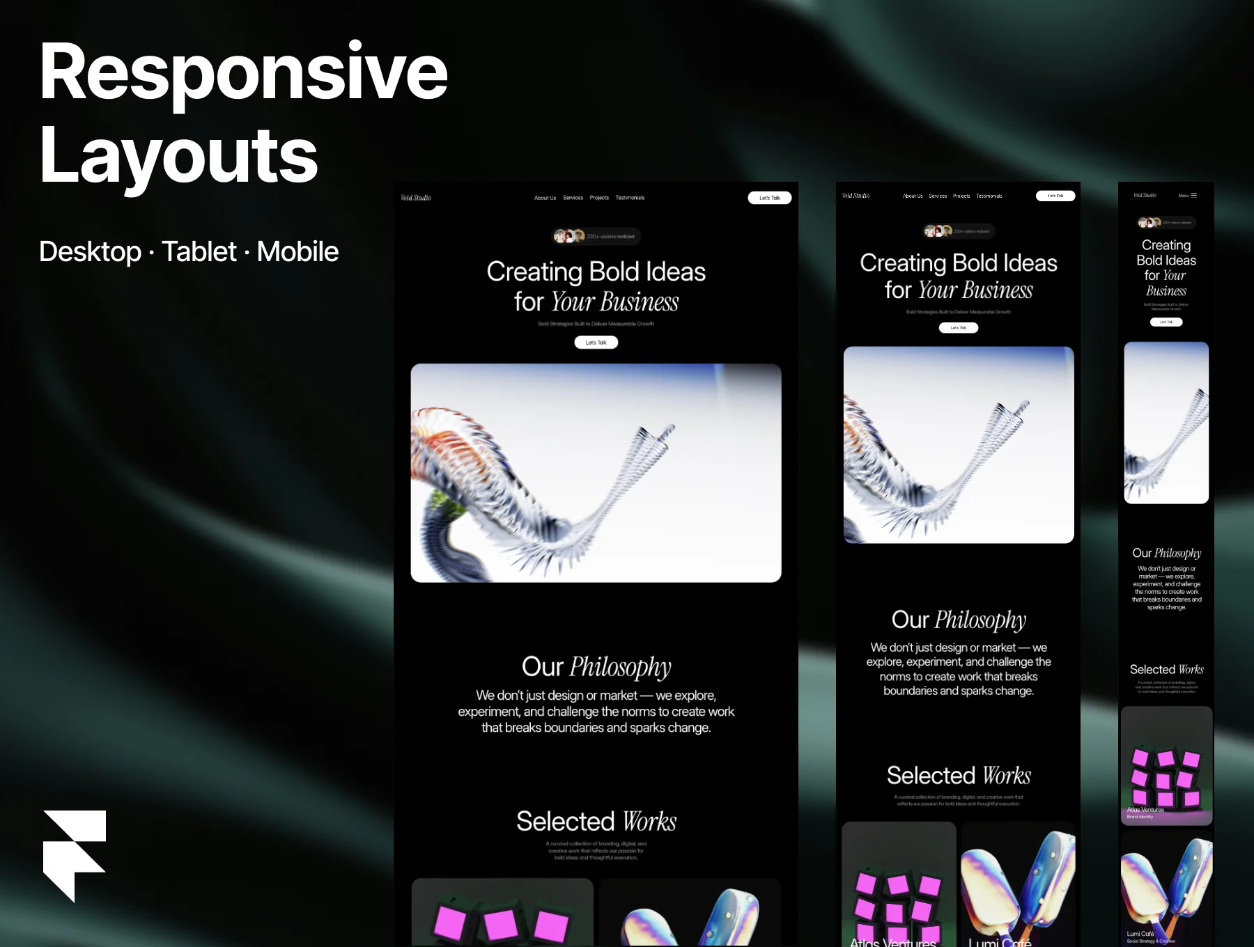 Void – Creative Studio Website Template 2