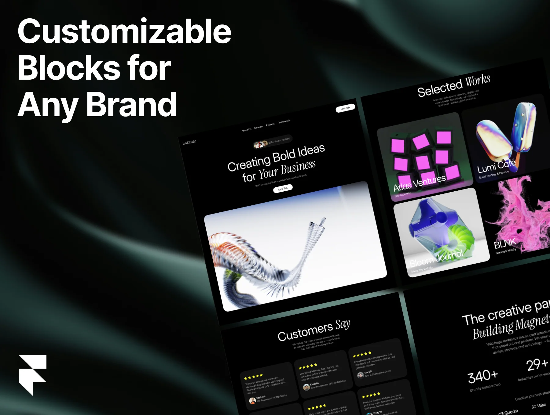 Void – Creative Studio Website Template 3
