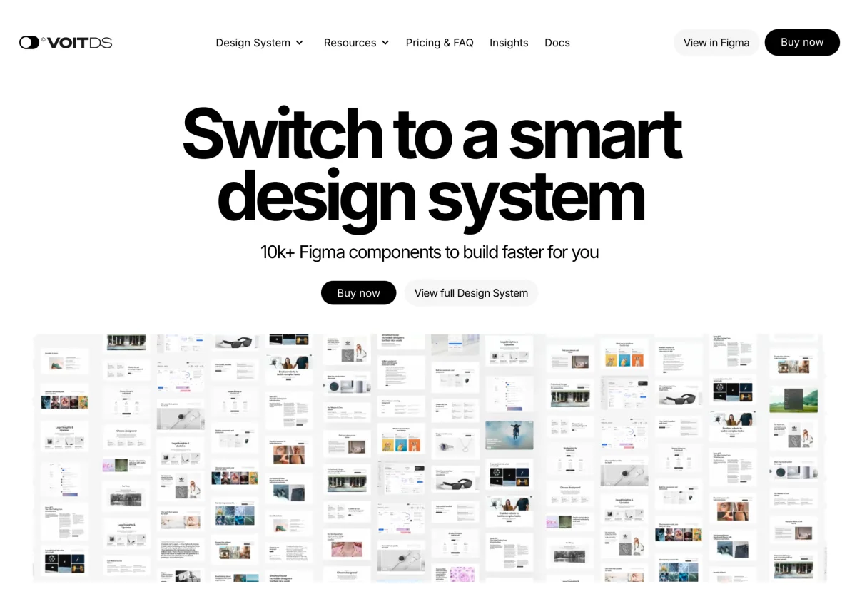 VOIT – Premium Figma Design System