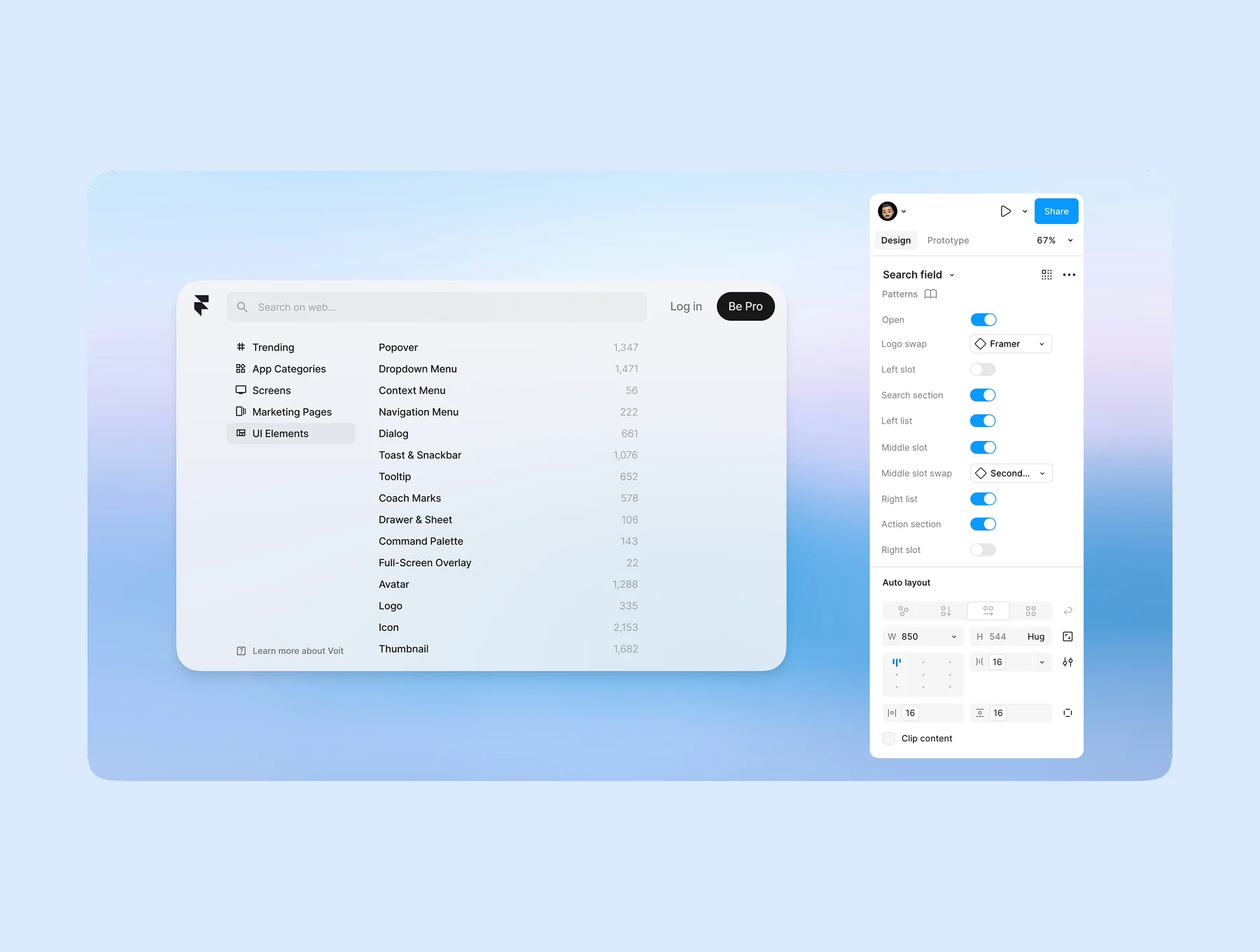 VOIT – Premium Figma Design System 7
