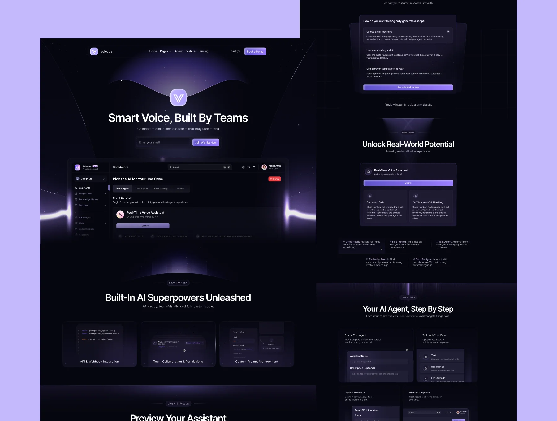 Volectra - SAAS Website 2