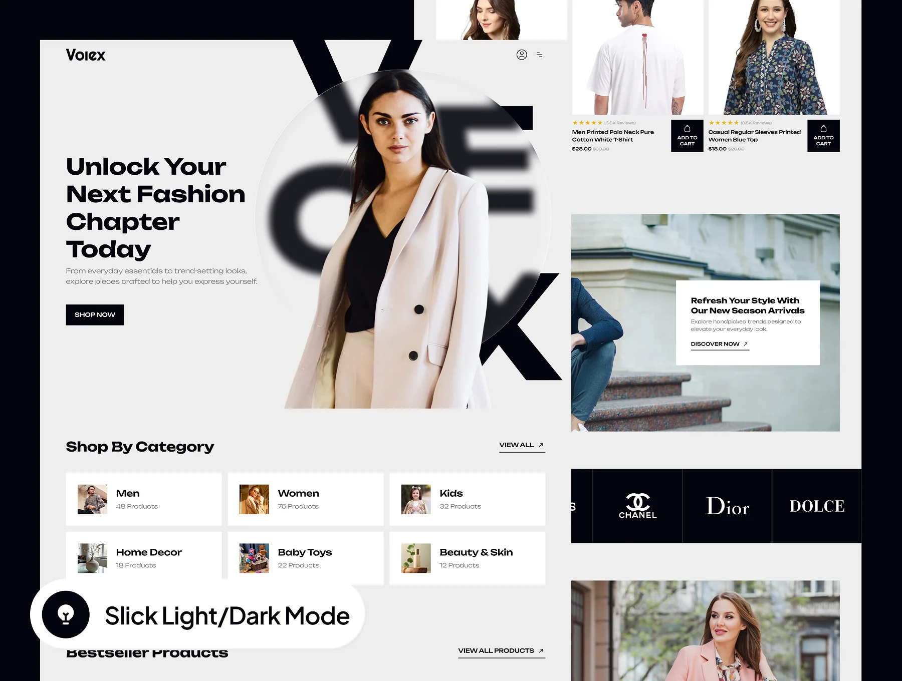 Volex - Fashion Ecommerce Website UI Kit 4