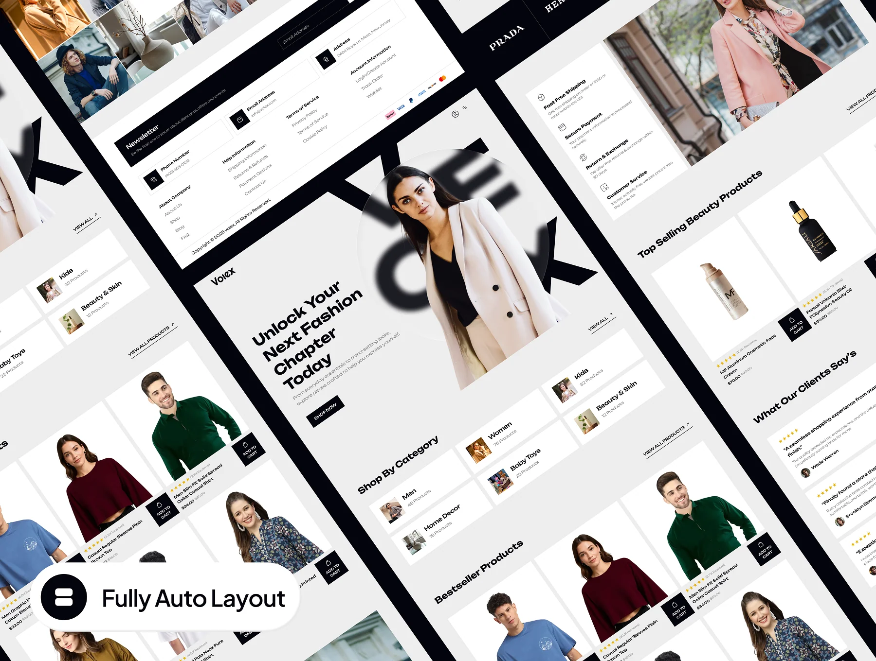 Volex - Fashion Ecommerce Website UI Kit 6