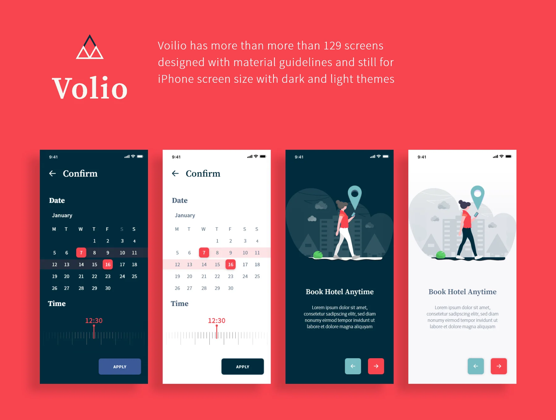 Volio - Hotel booking, restaurant and real estate app 2