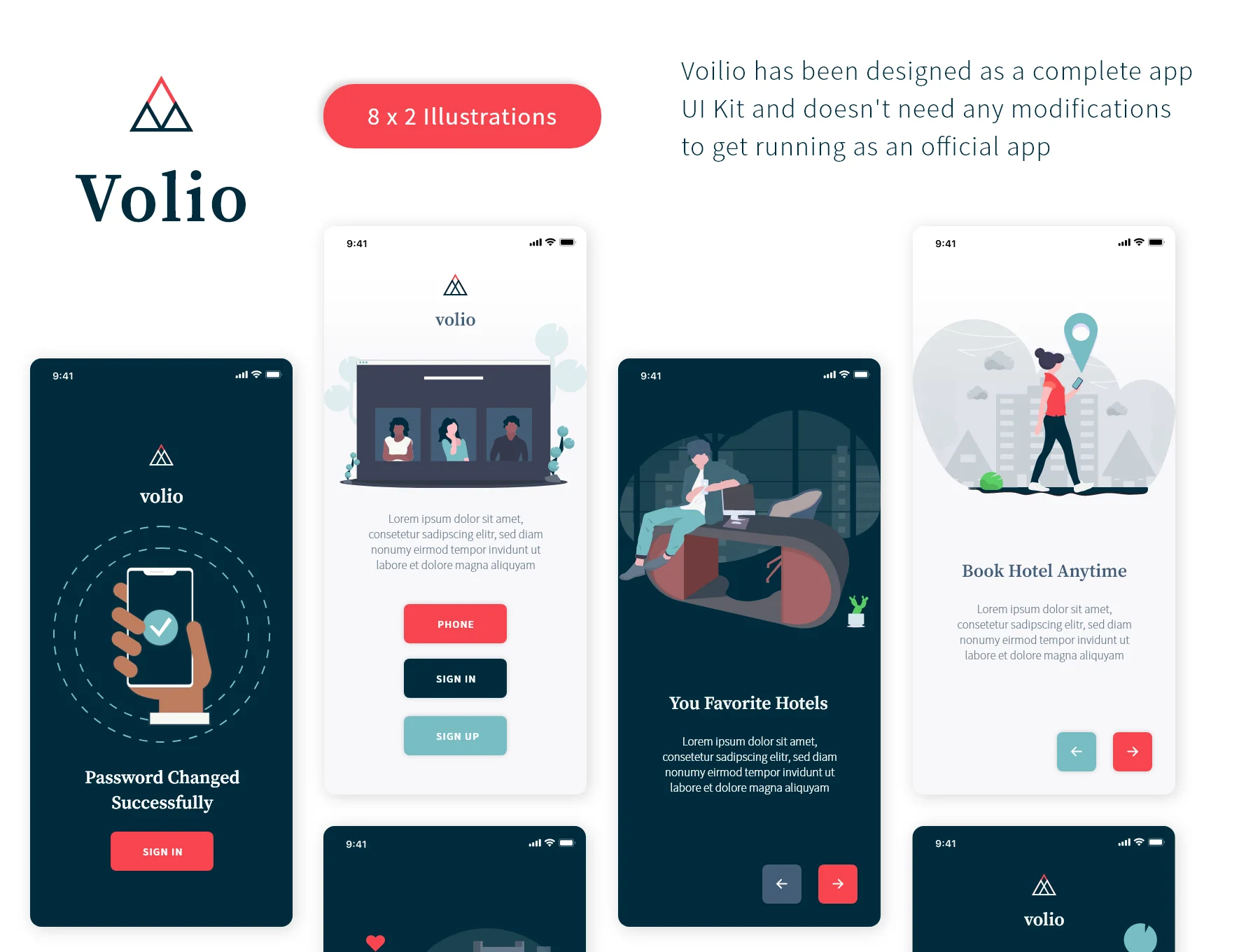 Volio - Hotel booking, restaurant and real estate app 8