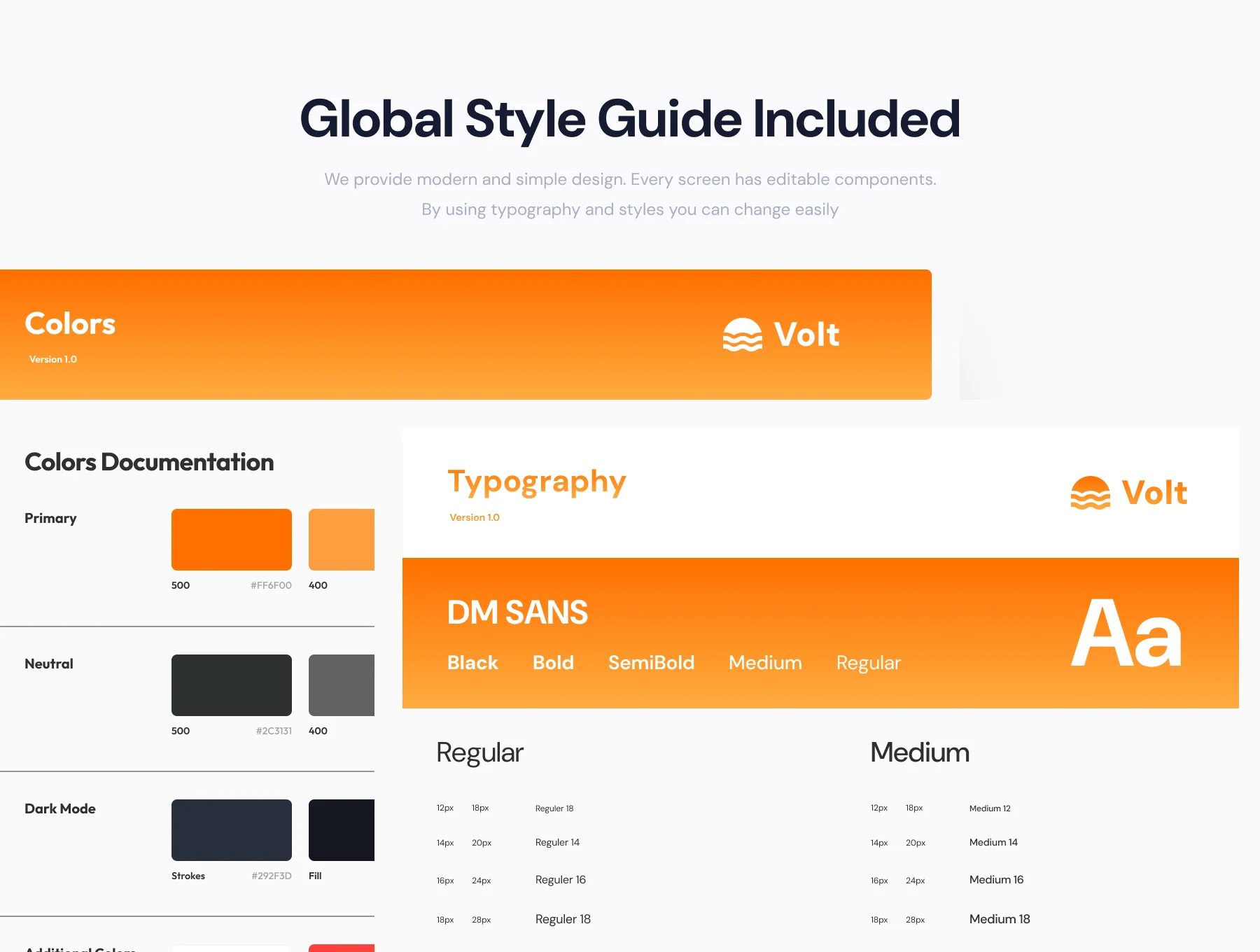Volt - Food Delivery Mobile App UI Kit 4