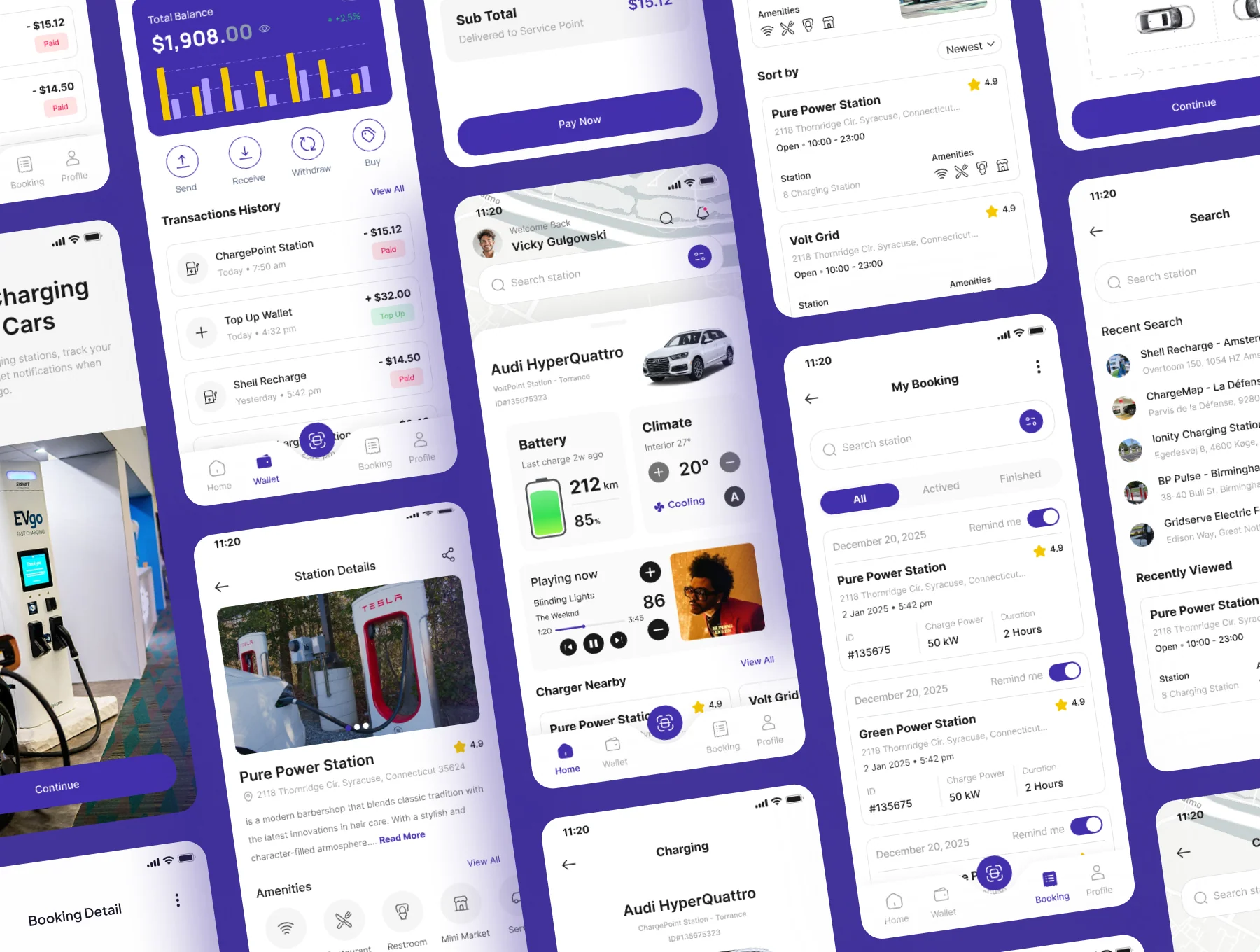 VoltDrive - Car Charging Mobile App UI Kit 5
