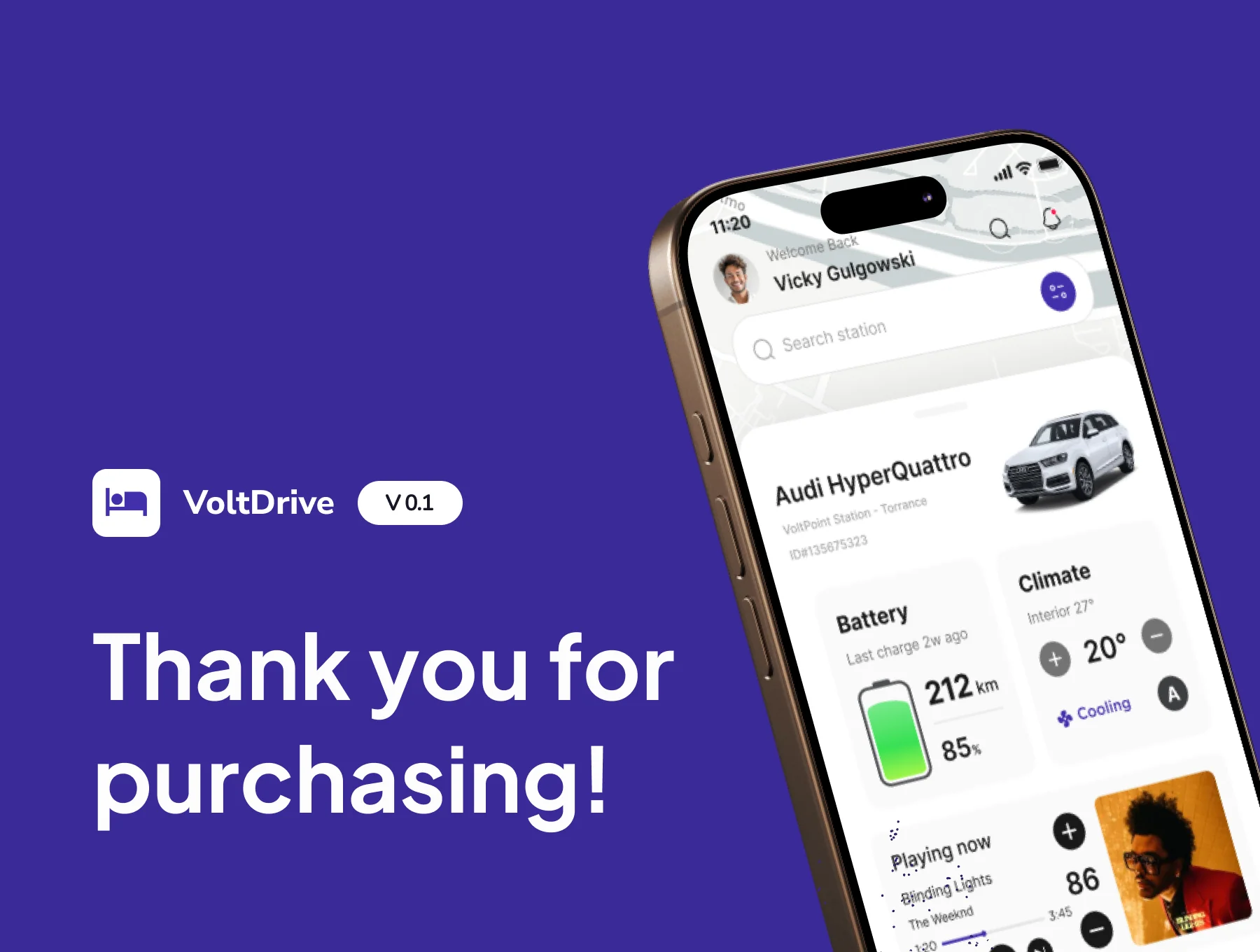 VoltDrive - Car Charging Mobile App UI Kit 6