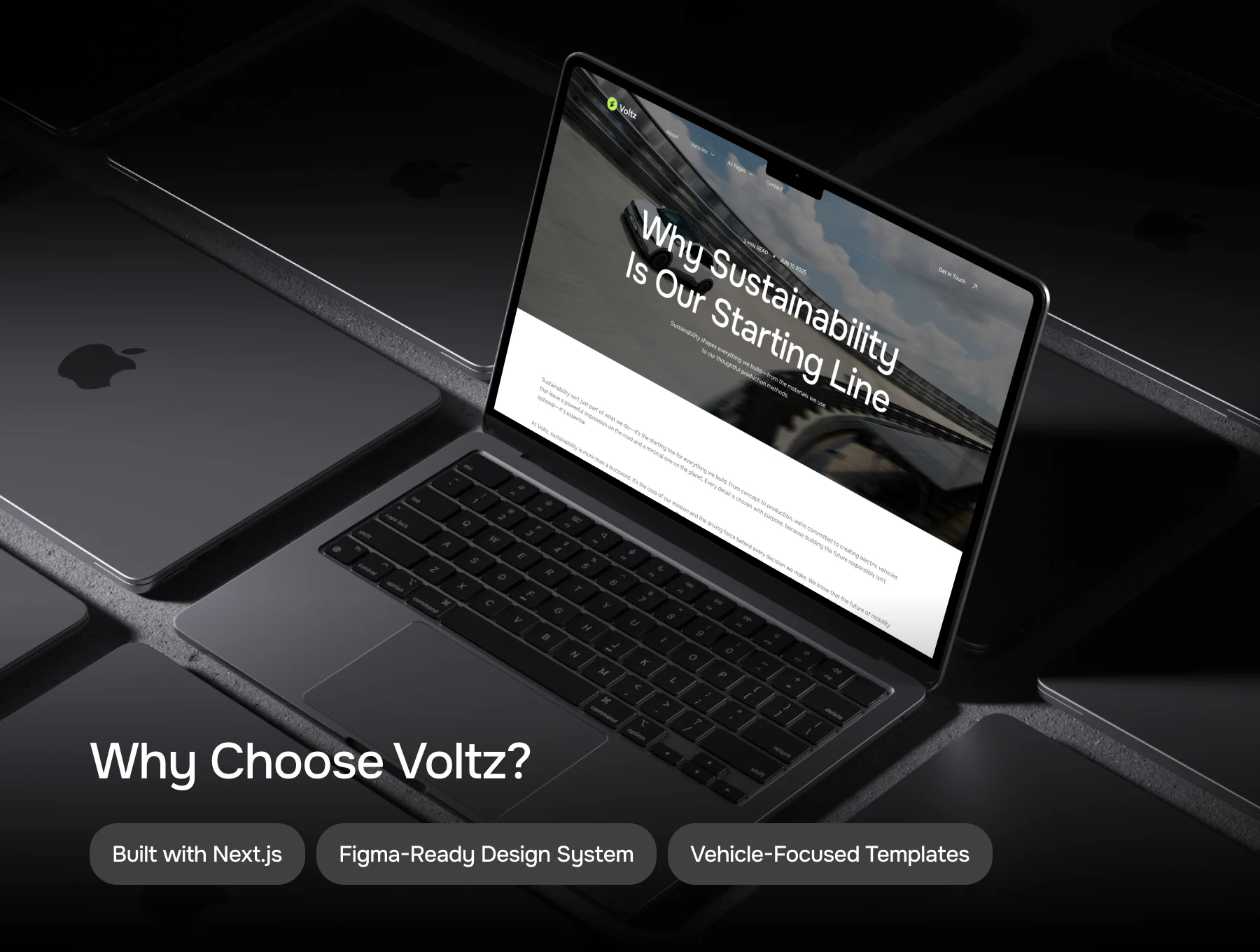 Voltz — Electric Car Website Template 5