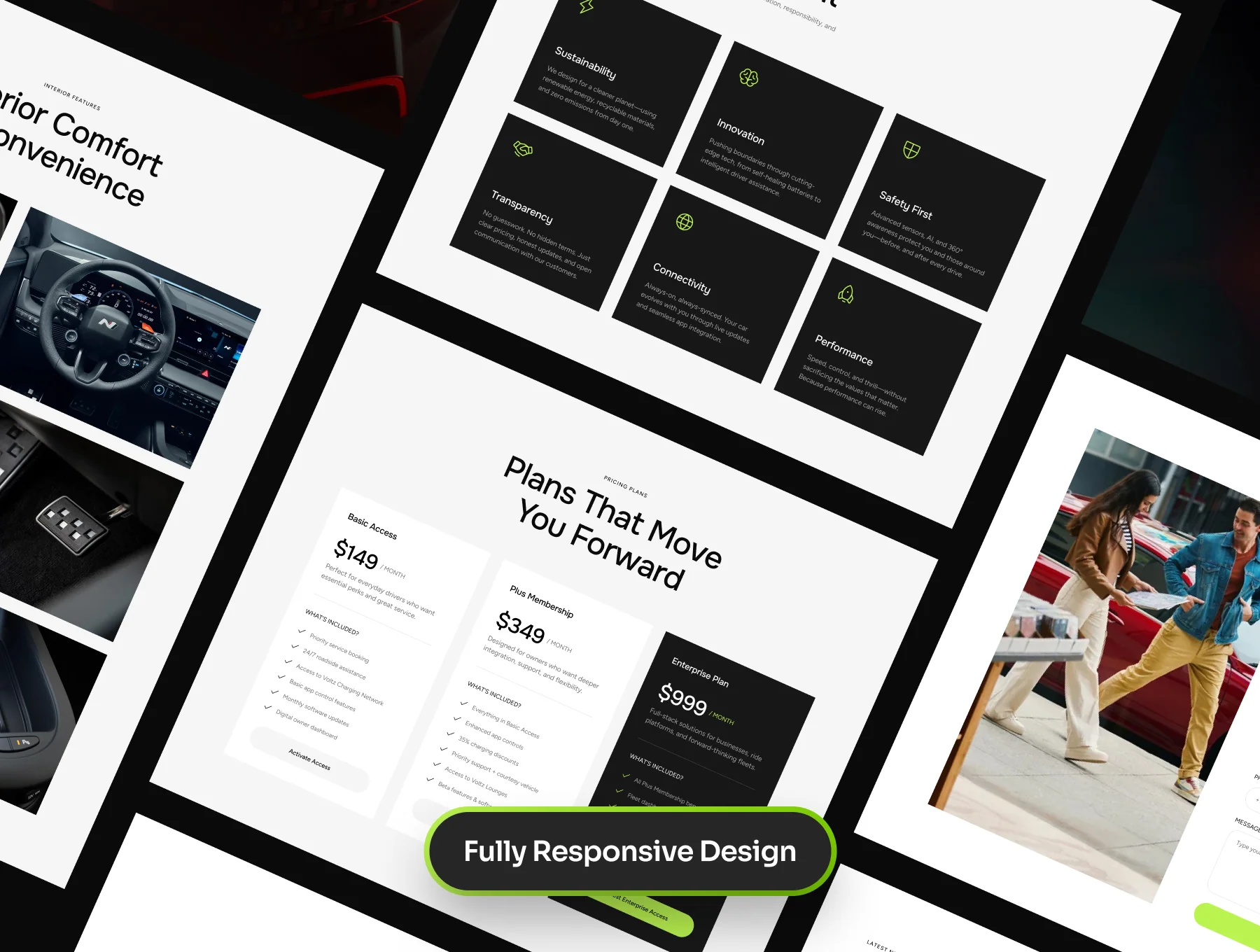 Voltz — Electric Car Website Template 7
