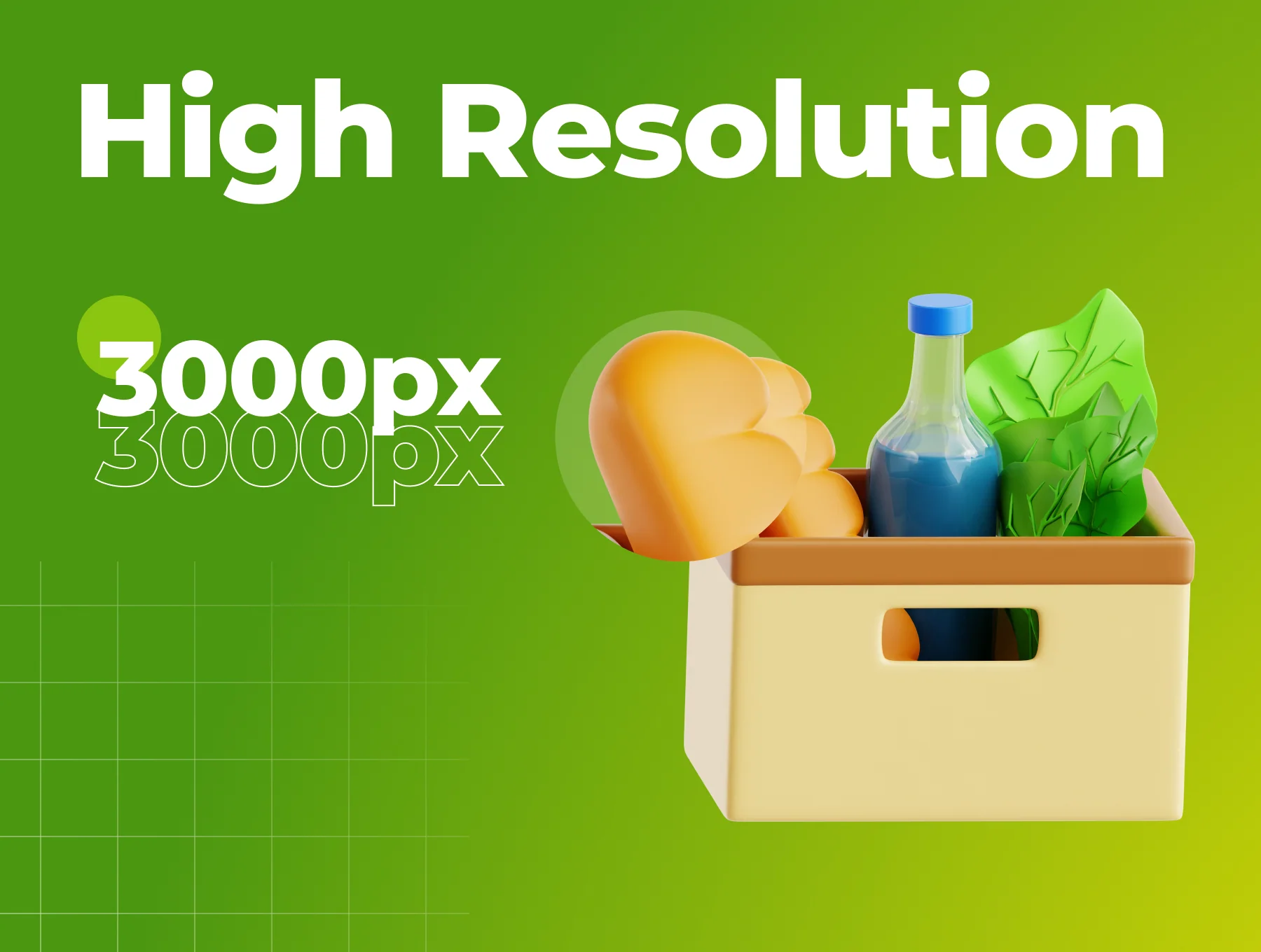 Volunteer 3D Icon Set 2