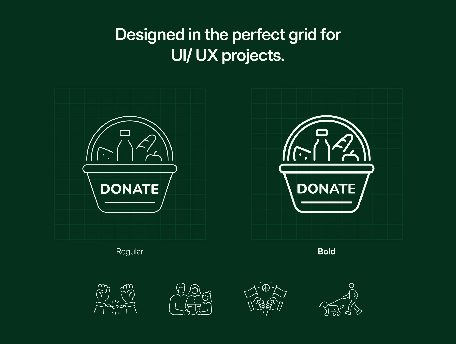 Volunteer Icon Set 3
