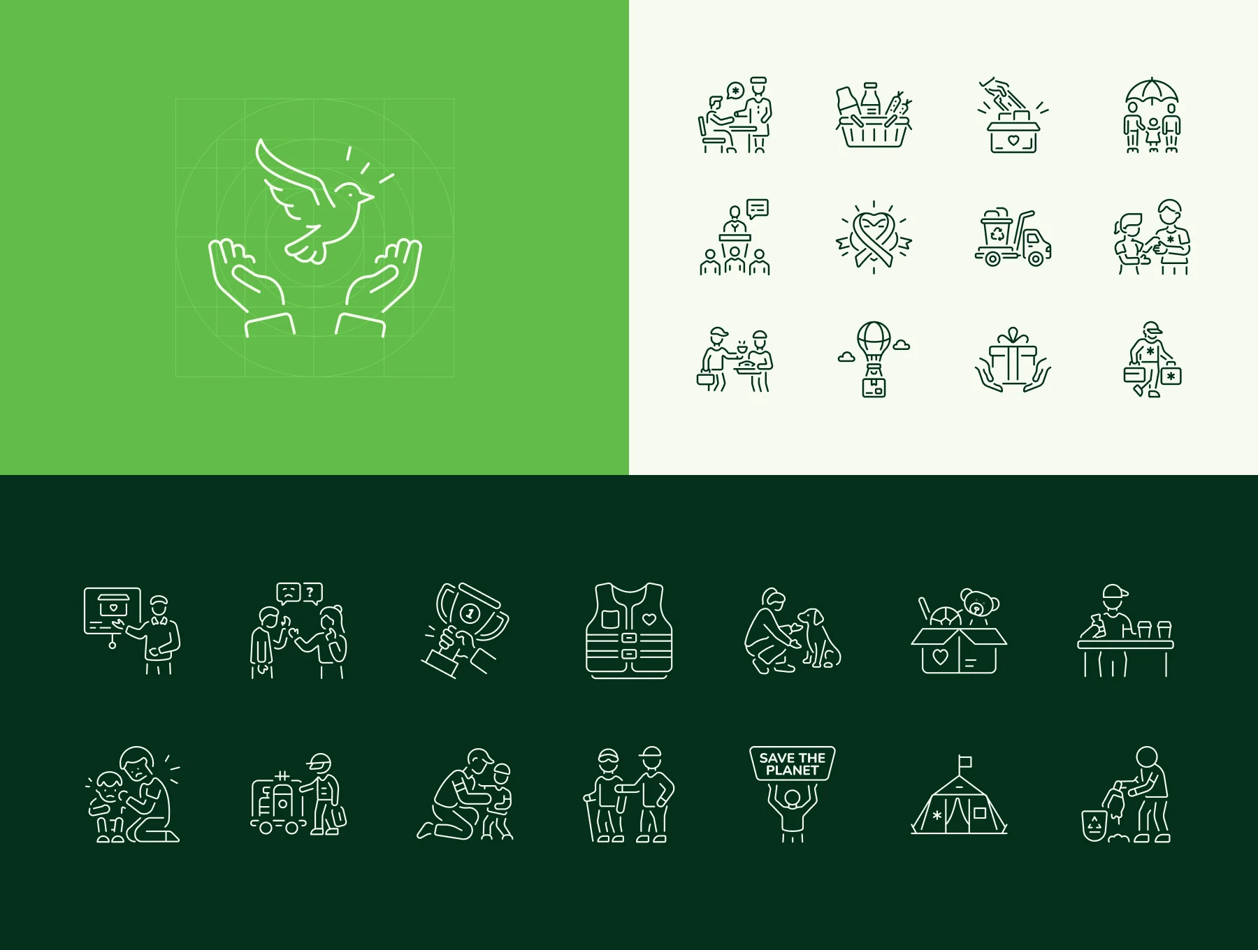 Volunteer Icon Set 5