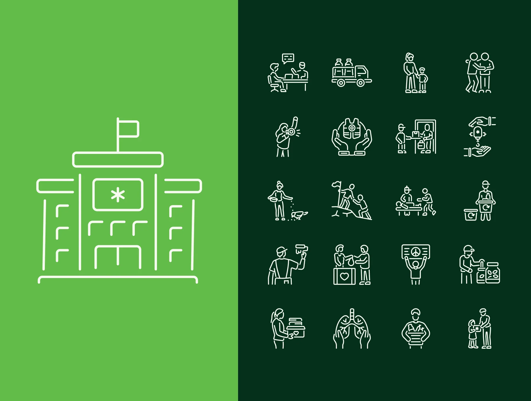 Volunteer Icon Set 6