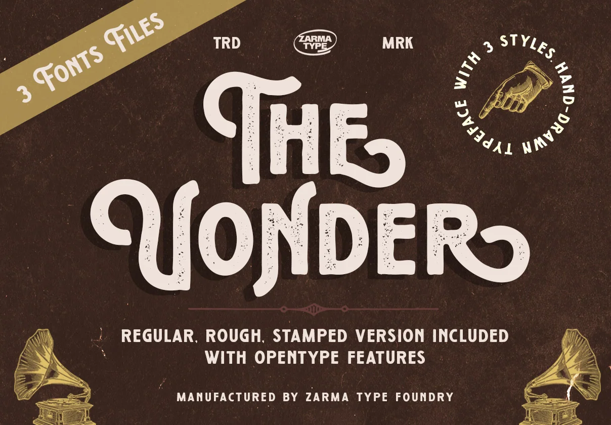 Vonder - Vintage Display Font
