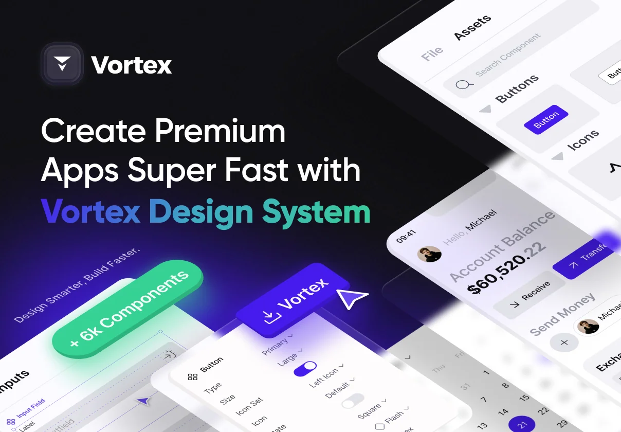 Vortex Design System UI Kit