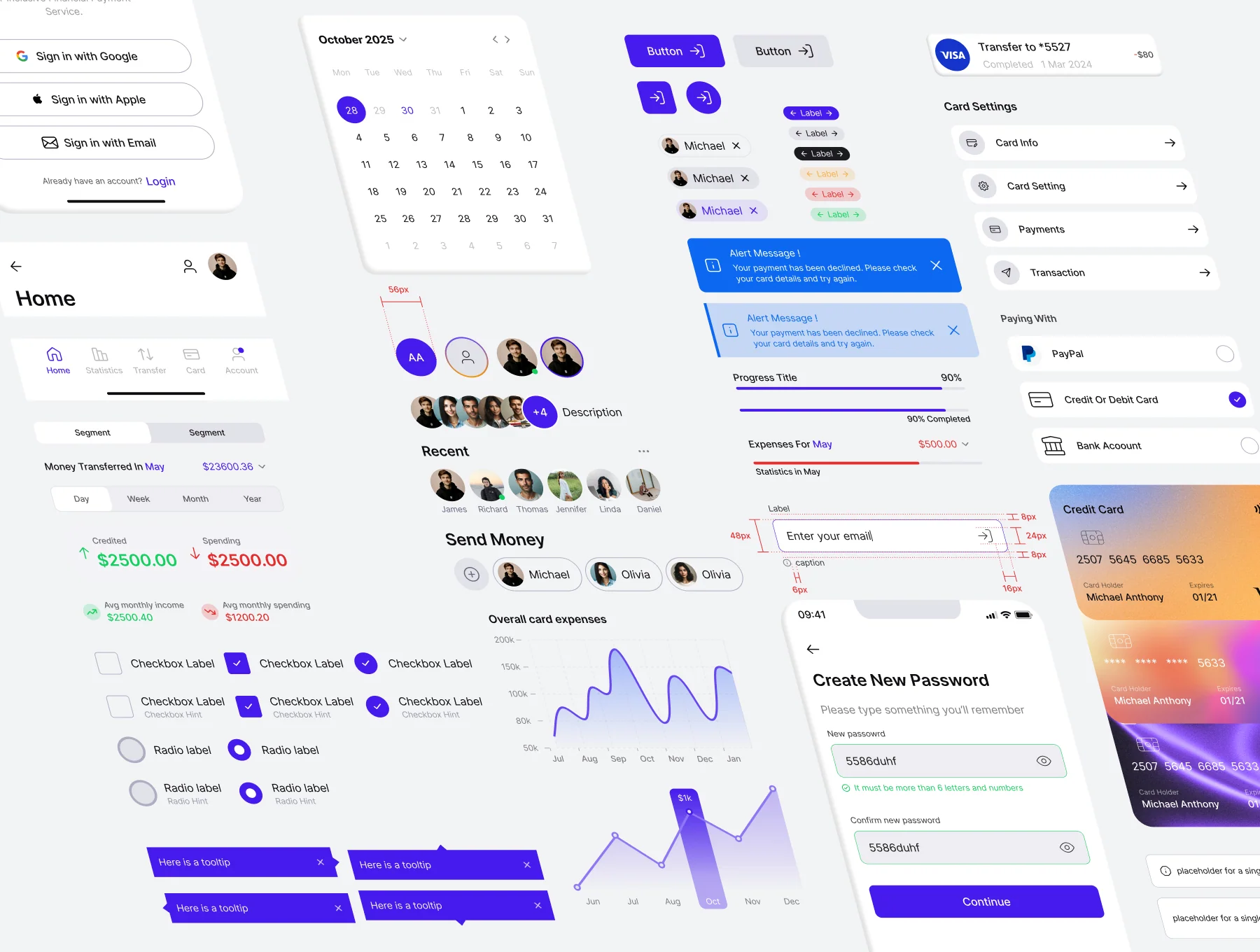 Vortex Design System UI Kit 6