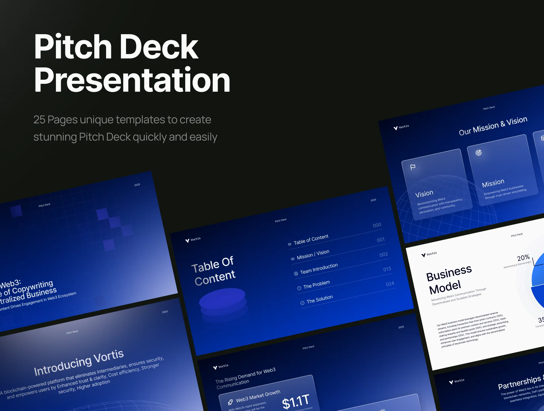 Vortis - Web3 Business Pitch Deck 2