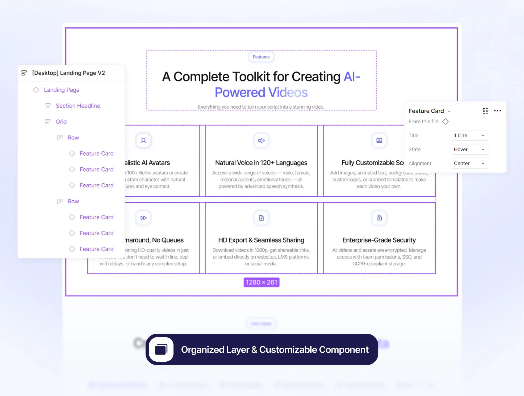 Voxeta - AI for Video Generator Website UI Kit 6