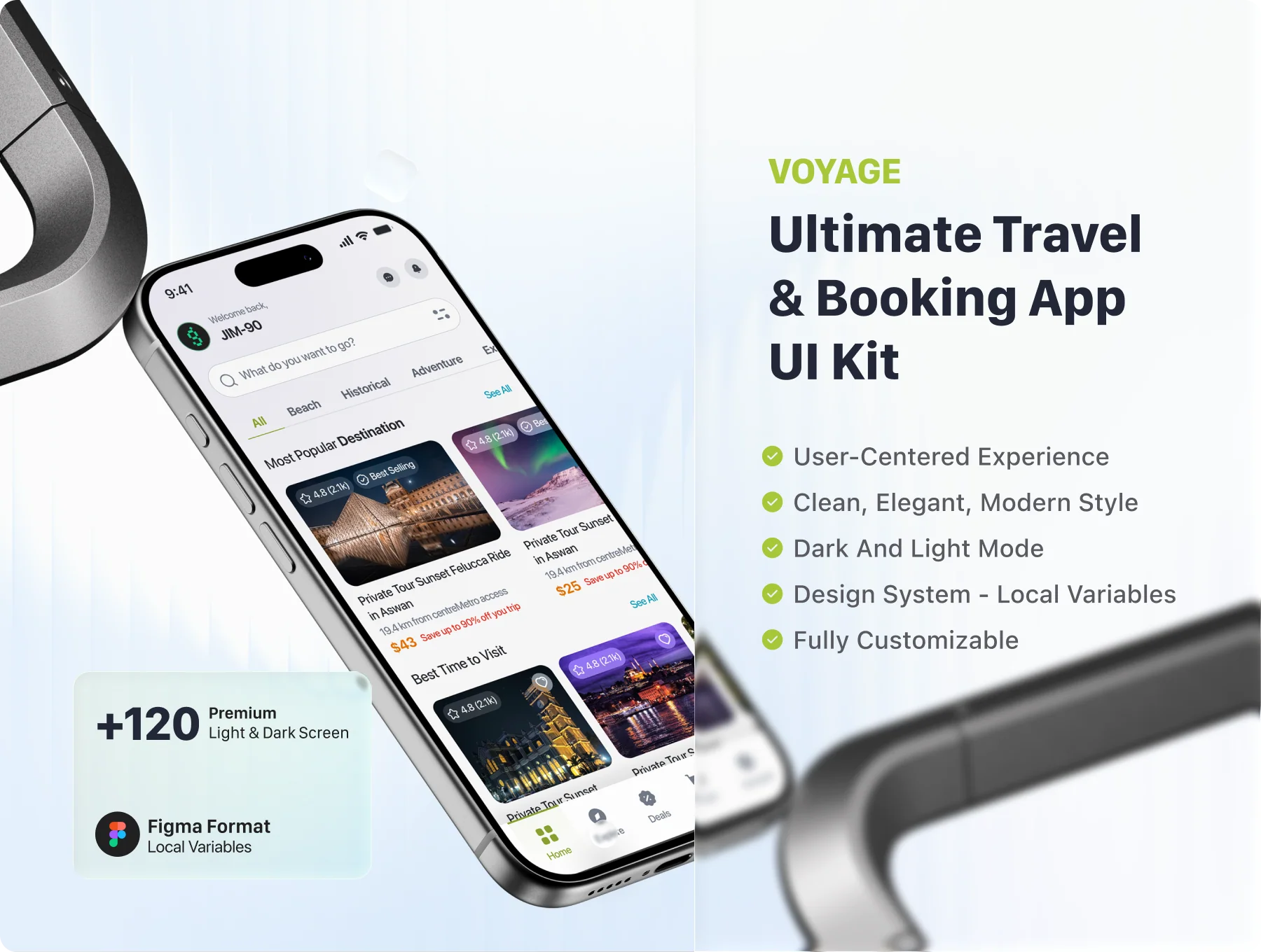 Voyage - Ultimate Travel & Booking App UI Kit