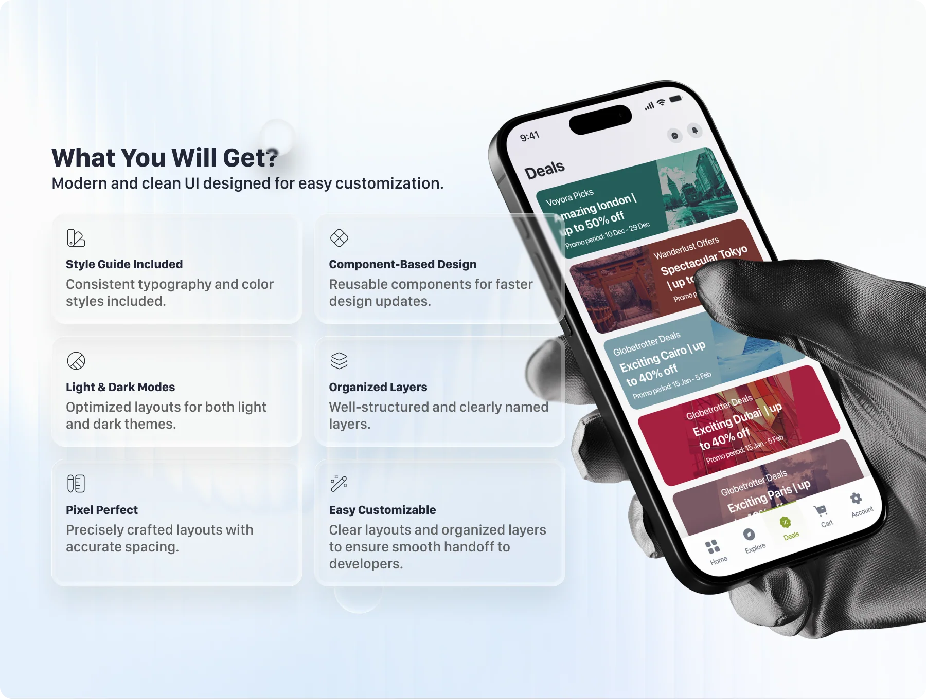 Voyage - Ultimate Travel & Booking App UI Kit 2