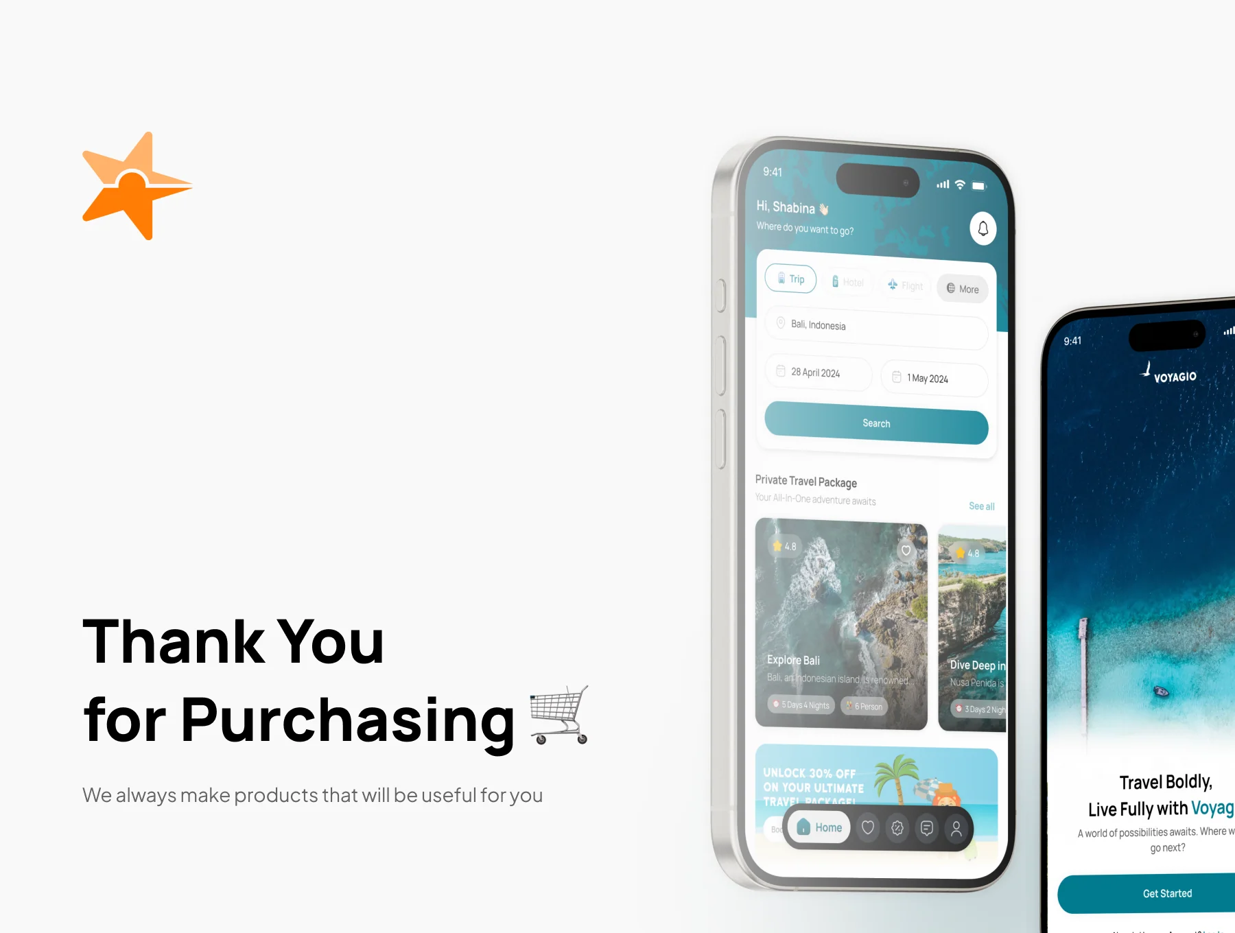 Voyagio - Travel App UI Kit 6