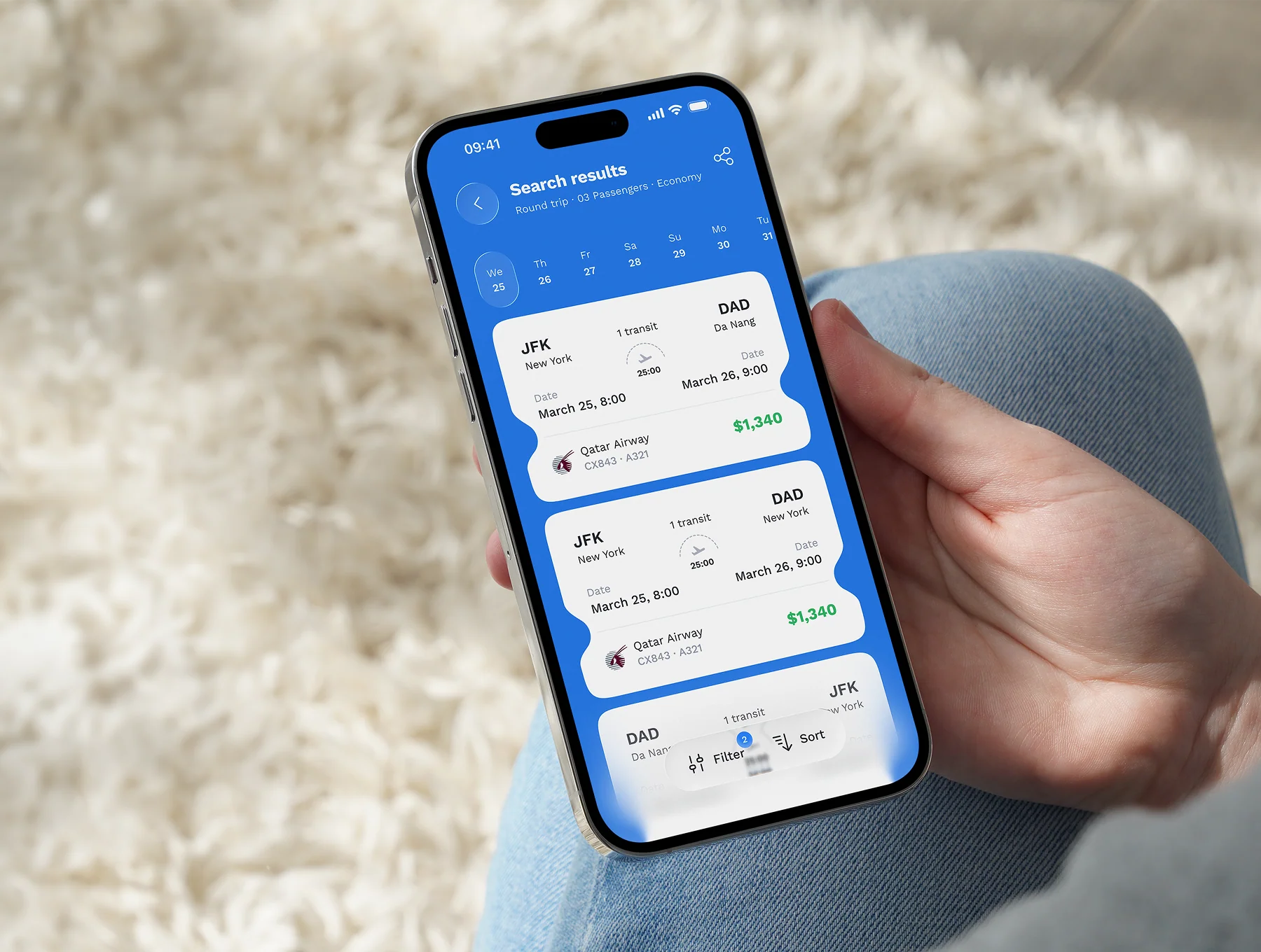 Voyago - Flight Booking App UI Kit 7