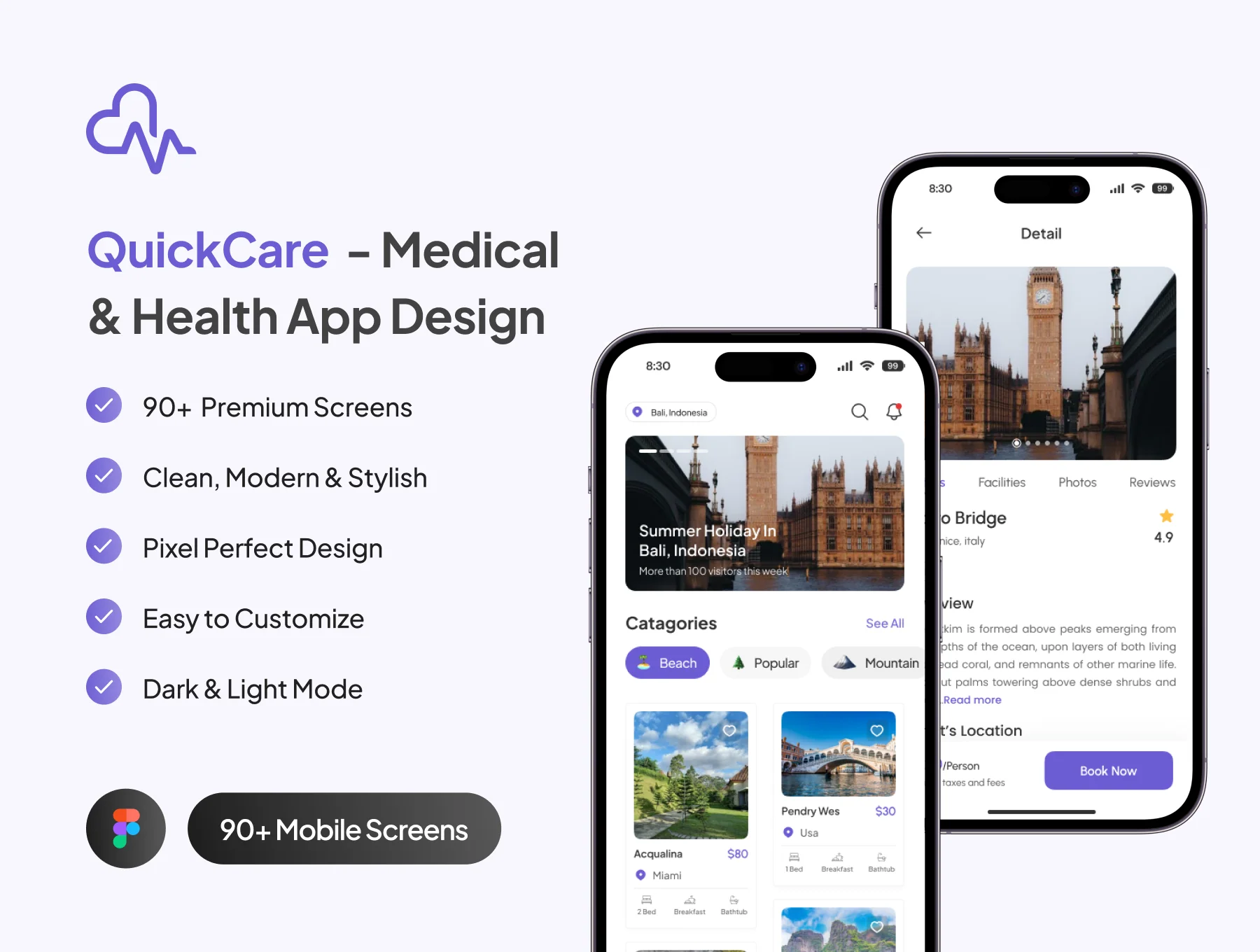 VoyaGrid - Travel App Light & Dark