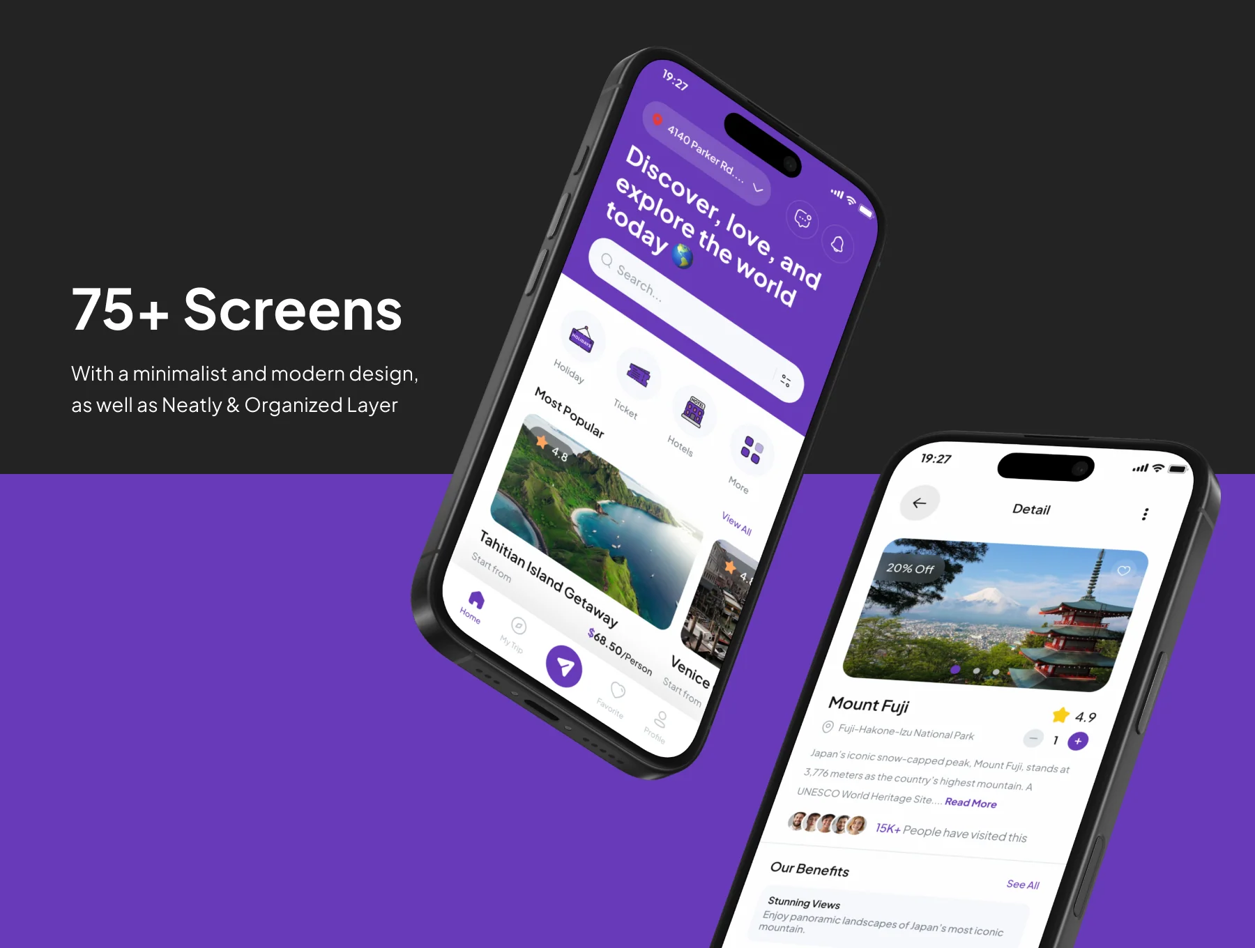 VoyAIge - AI Trip Planner App Ui Kits 3