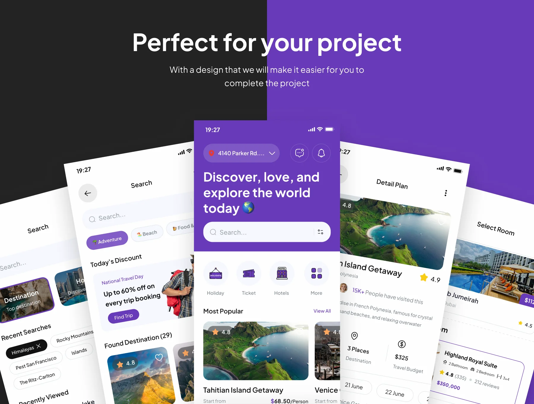 VoyAIge - AI Trip Planner App Ui Kits 4