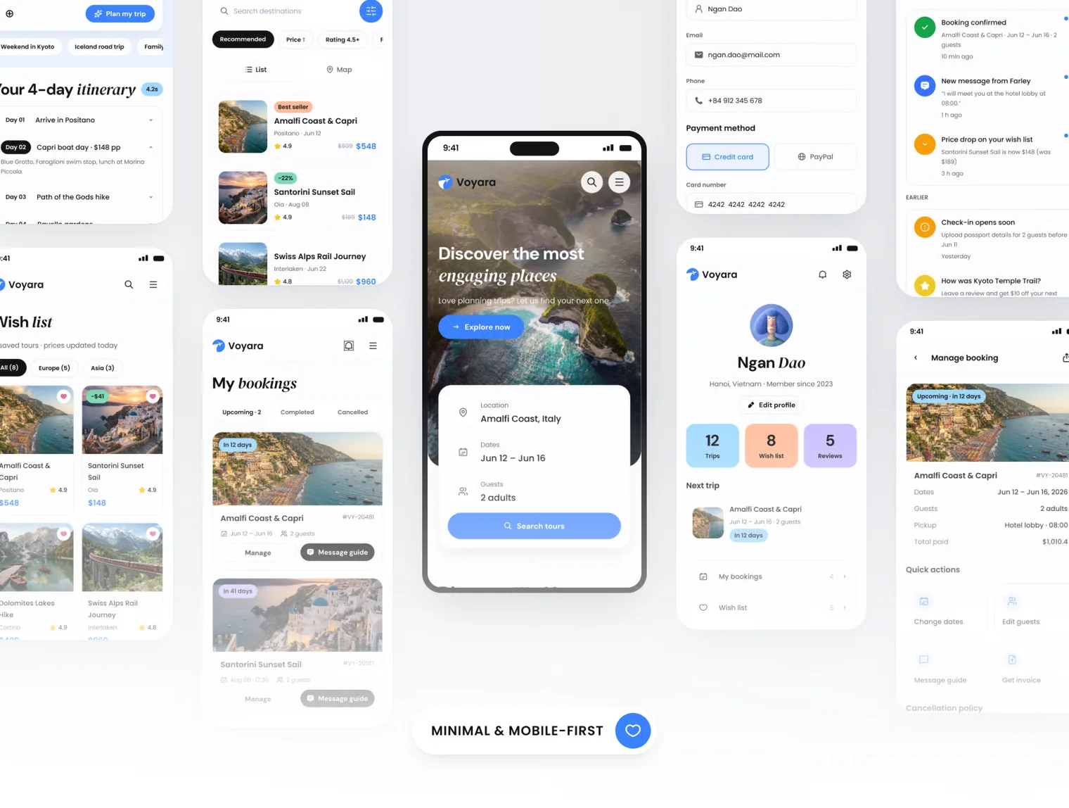 Voyara – Travel Booking Web UI Kit 3