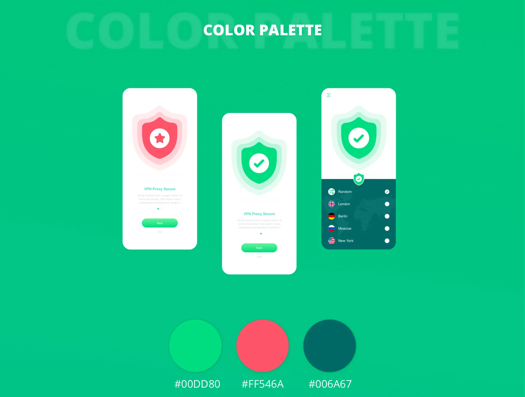 VPN Mobile App Design 2