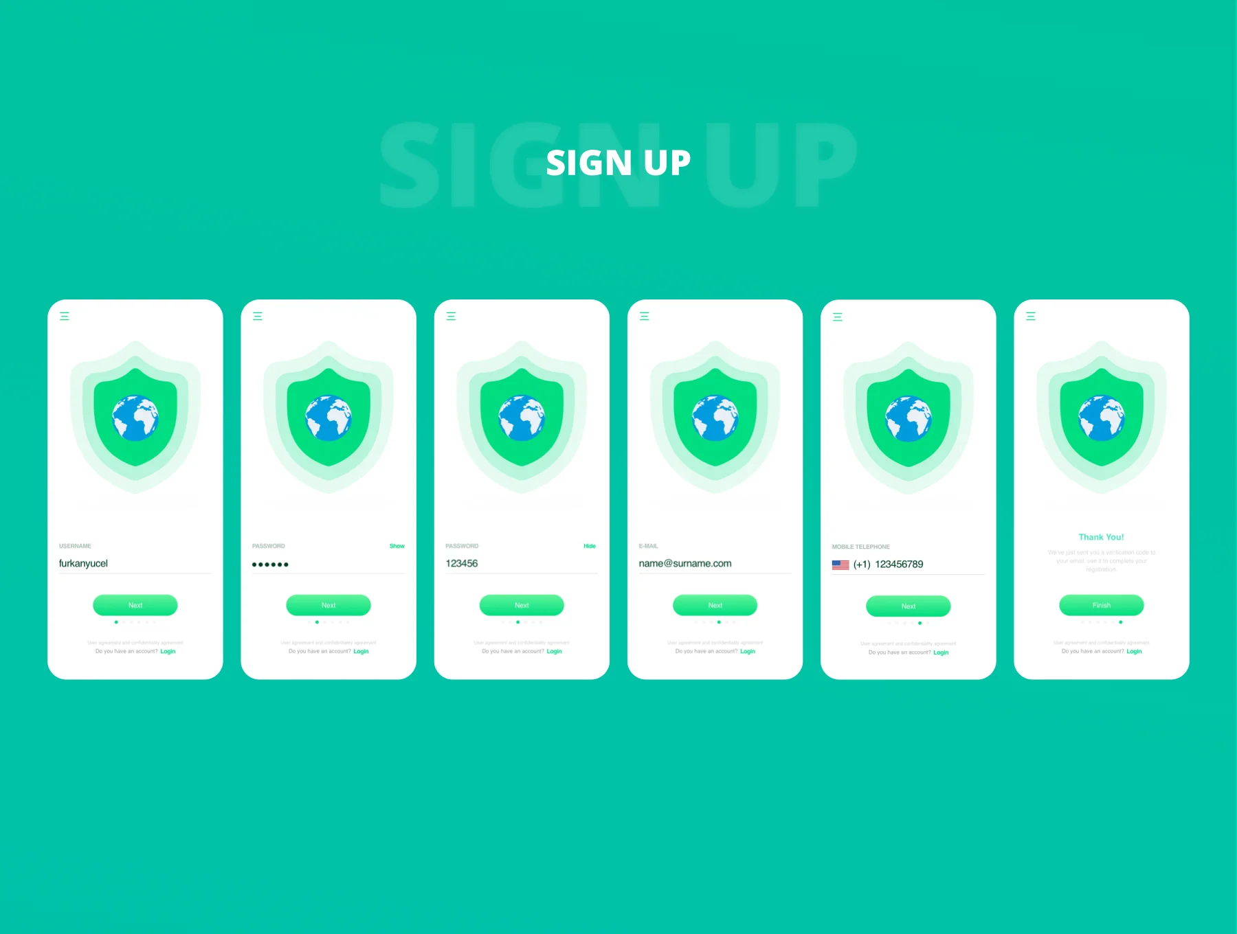 VPN Mobile App Design 6