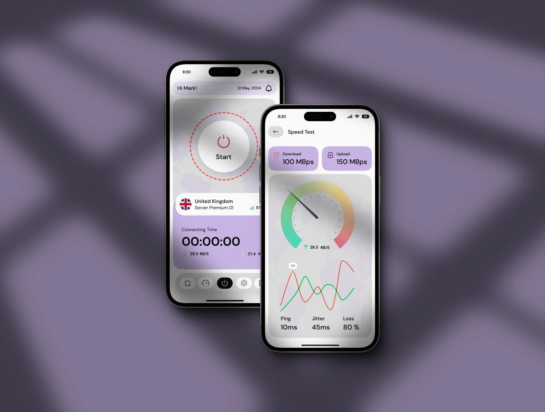 VPN Mobile App UI Kits + Design System 7