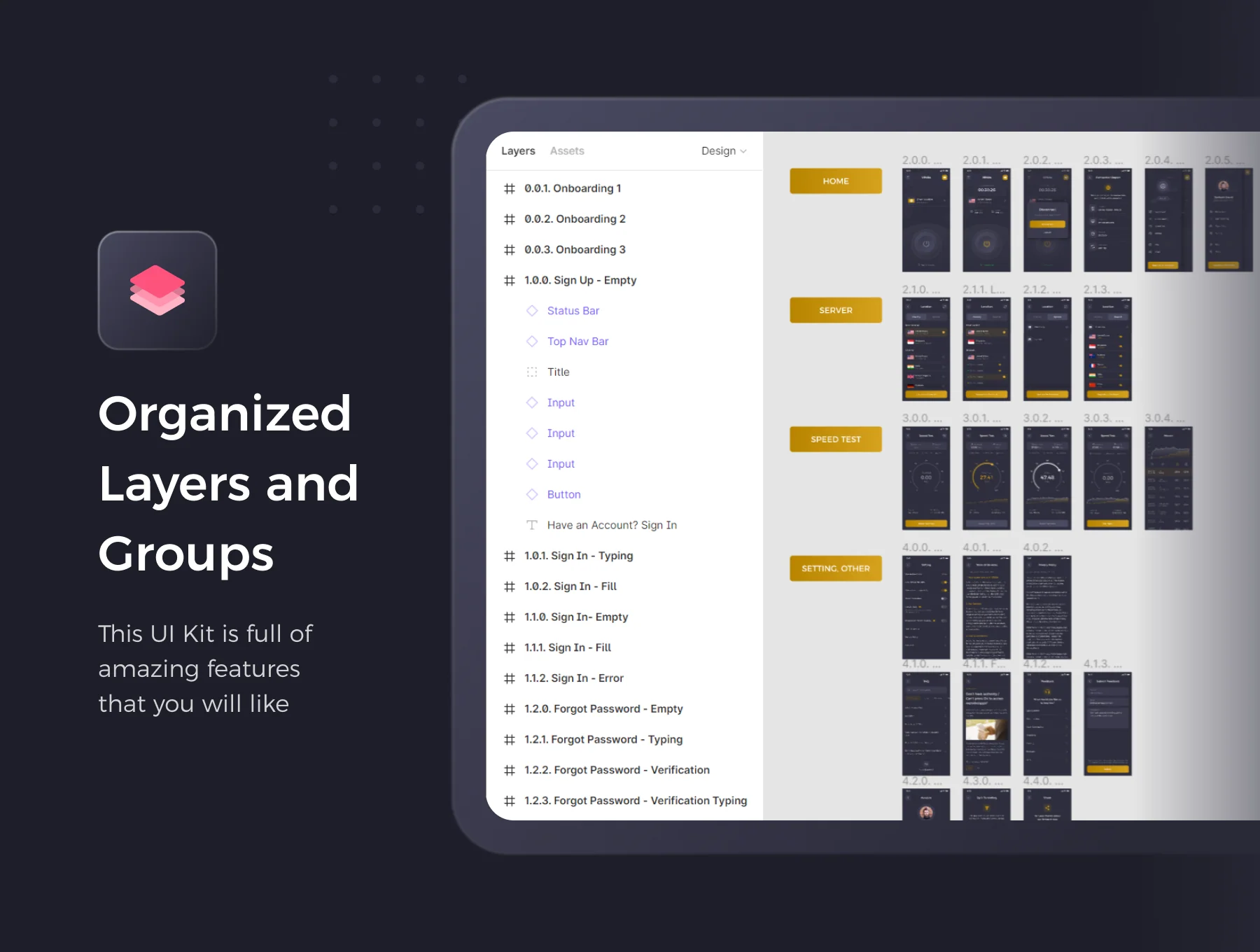 VPN Mobile UI Kit 4