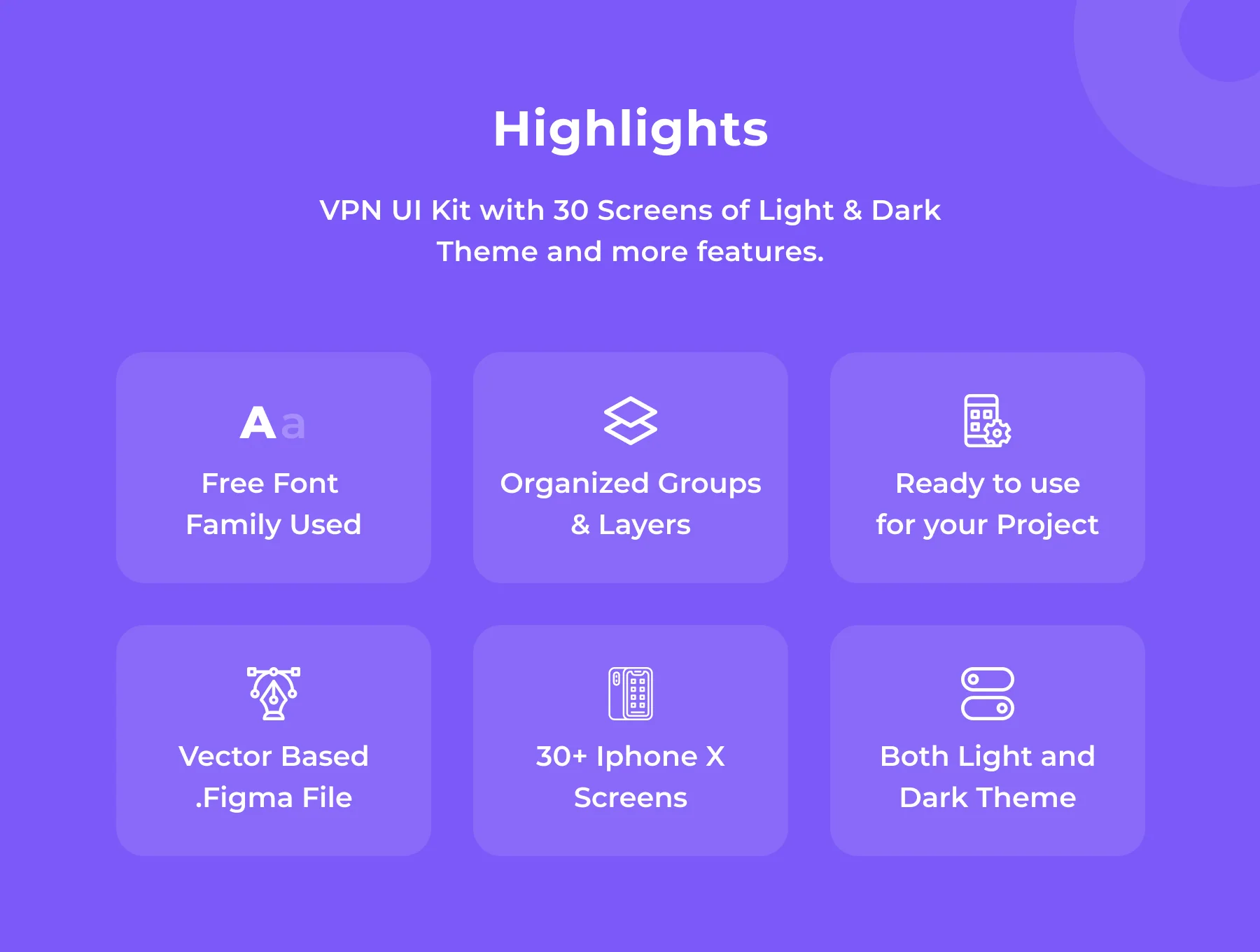 VPN UI Kit Light & Dark Theme 2
