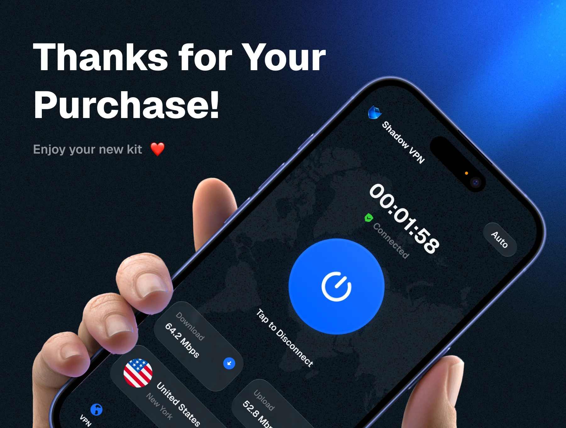 VPN Mobile UI Kit - Shadow VPN 8