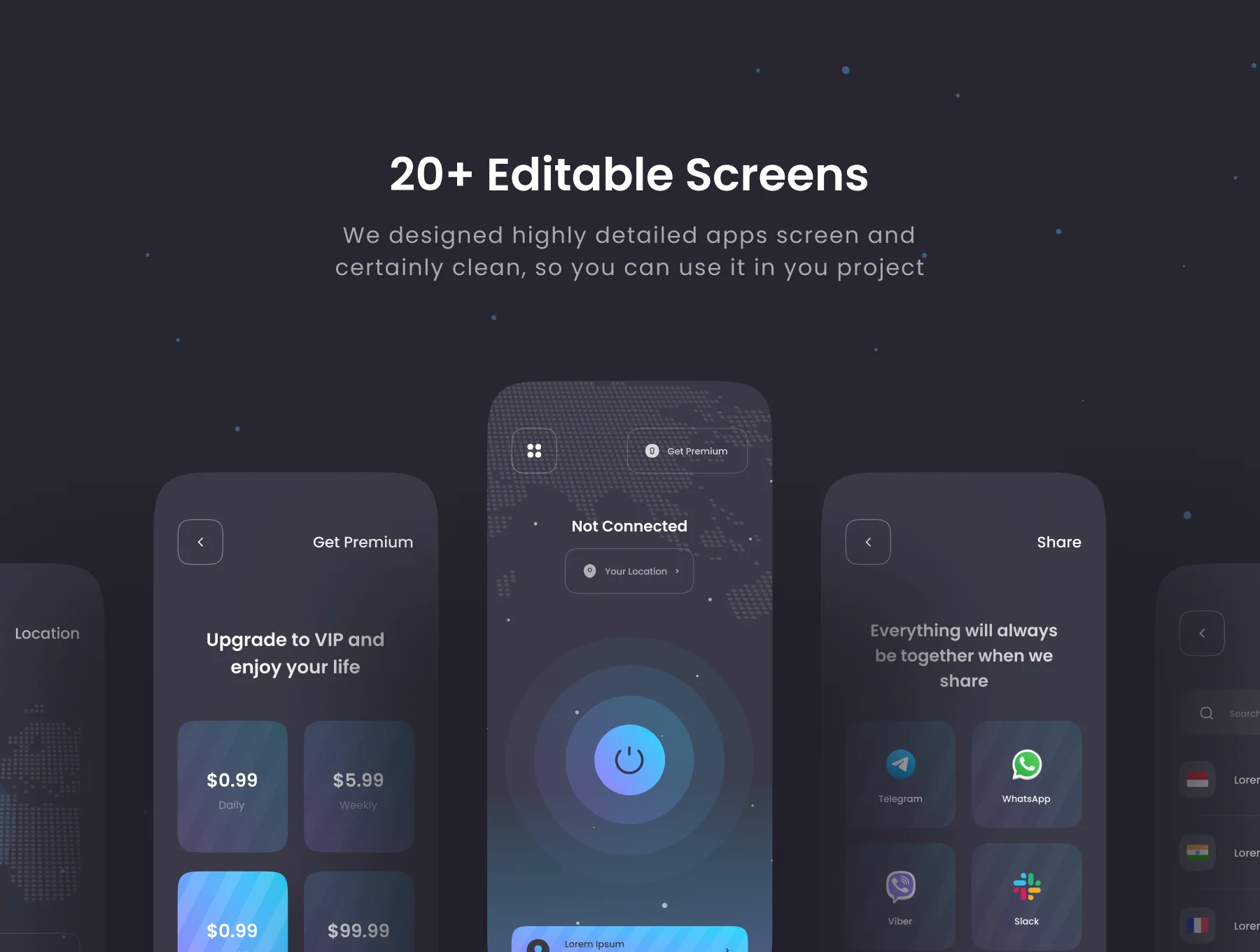 VPNECT - VPN UI KIT 3