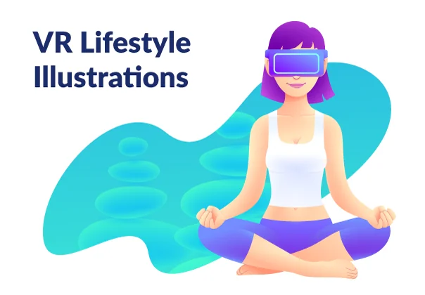 VR Lifestyle Illustrations