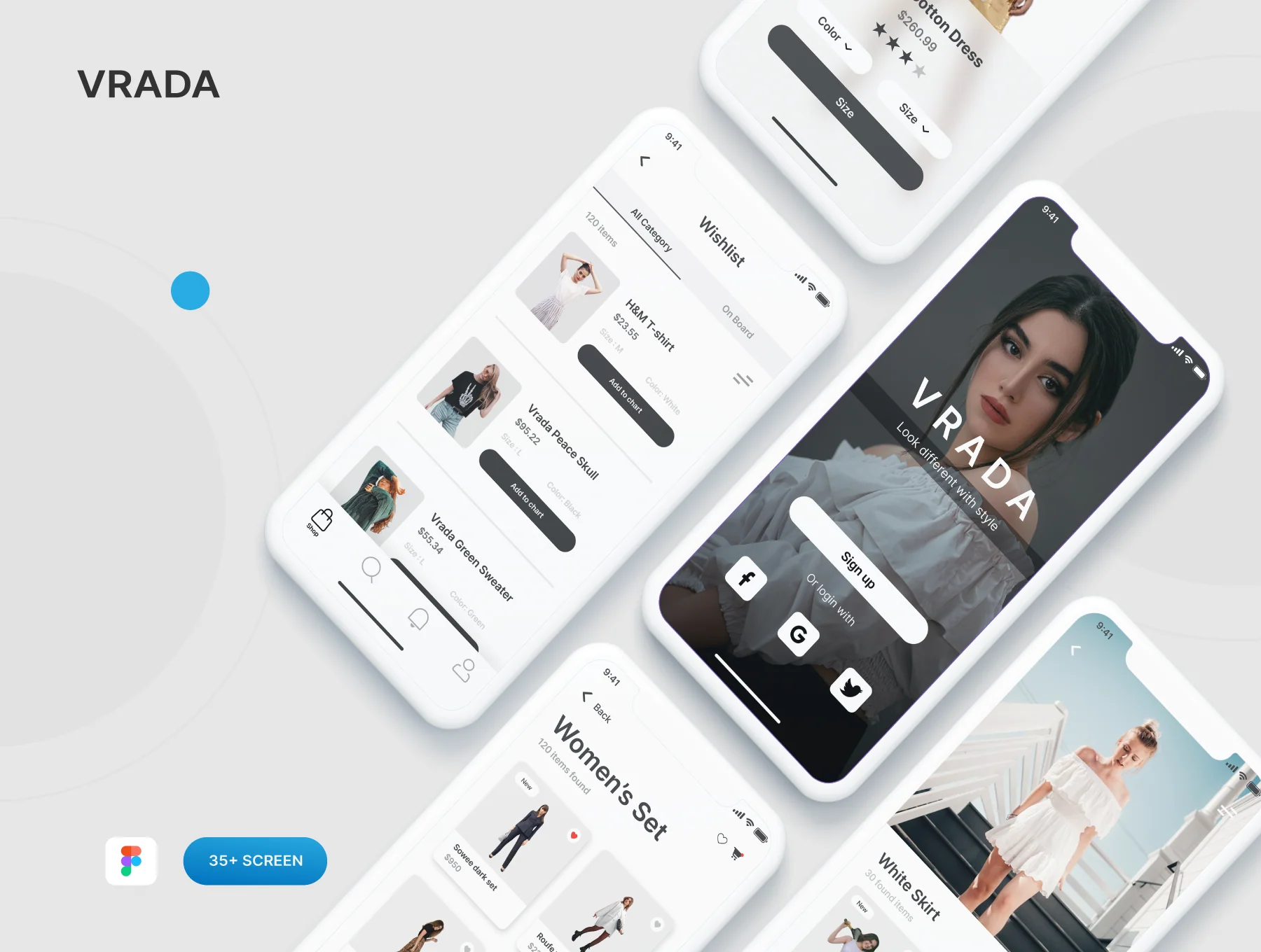 Vrada Fashion Mobile UI Kit 4