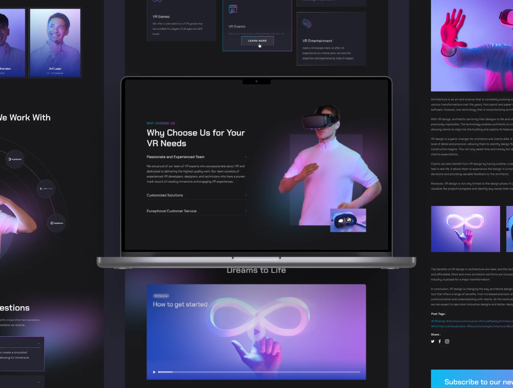 VRNas - VR Service Web Templates 5