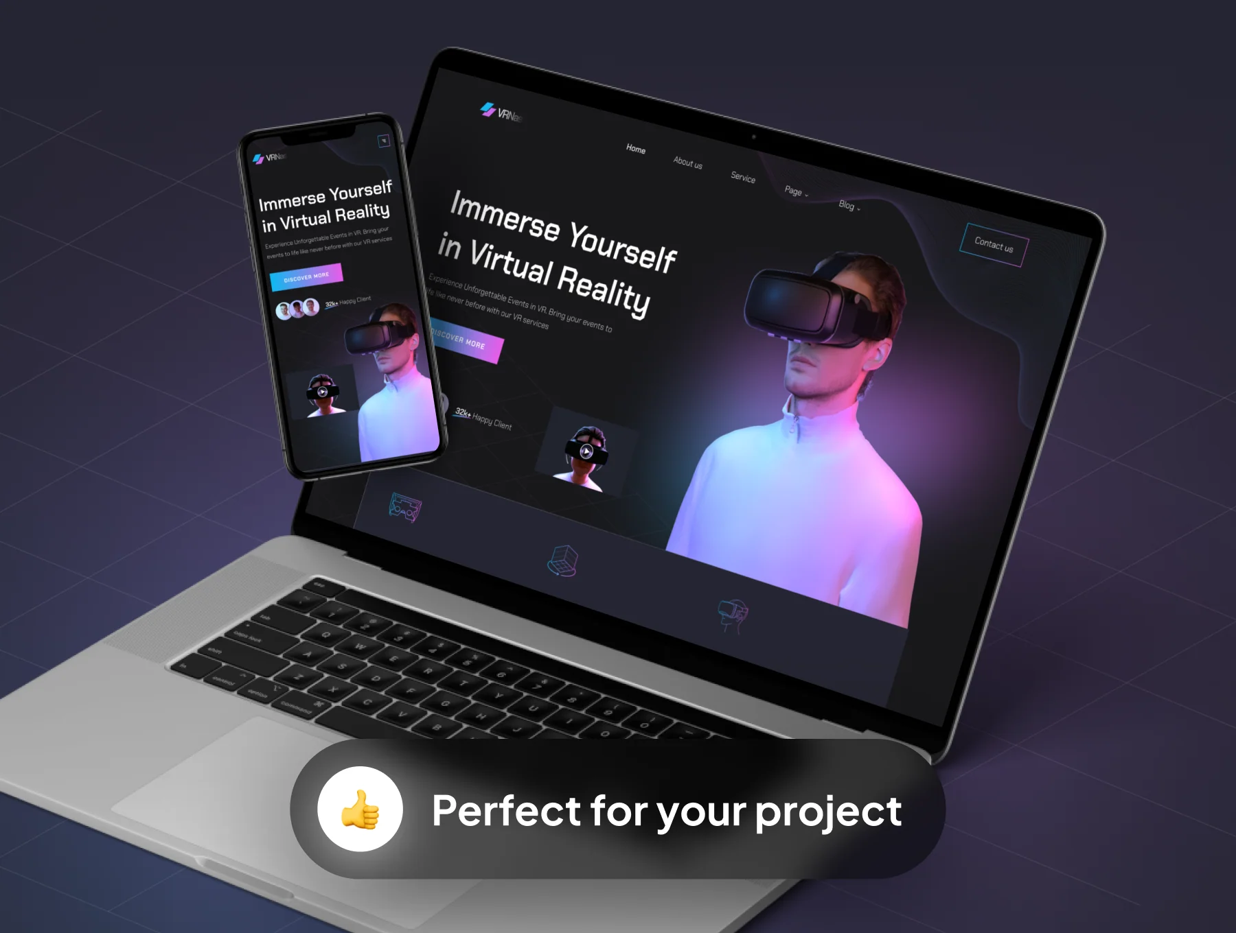 VRNas - VR Service Web Templates 7