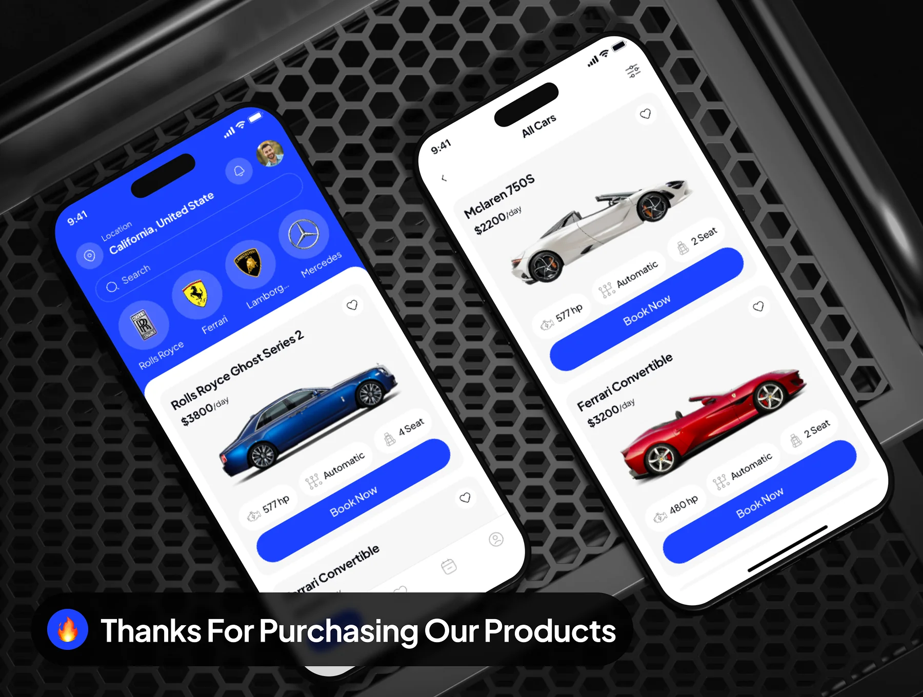 vroom - Car Rental App UI Kit 10
