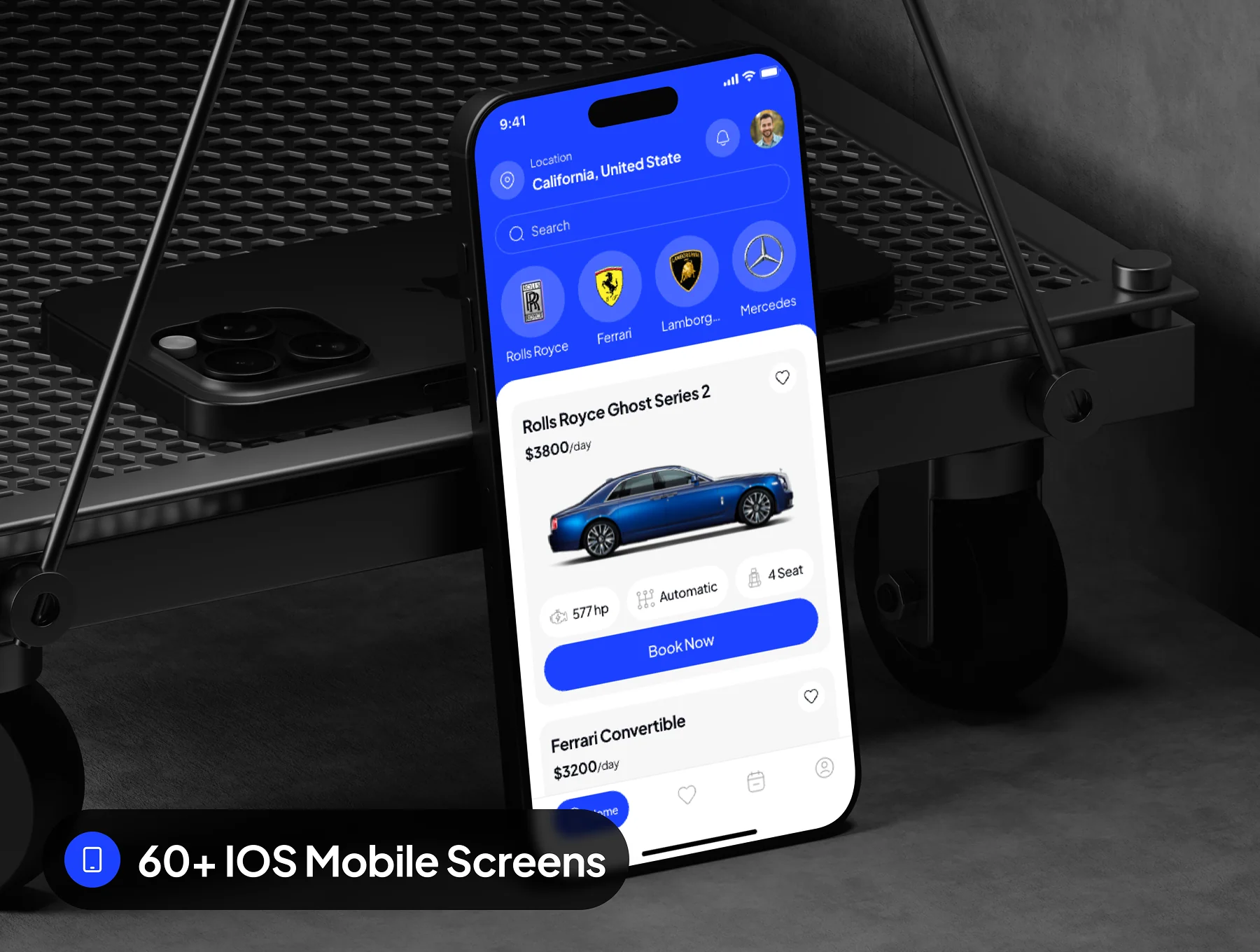 vroom - Car Rental App UI Kit 5