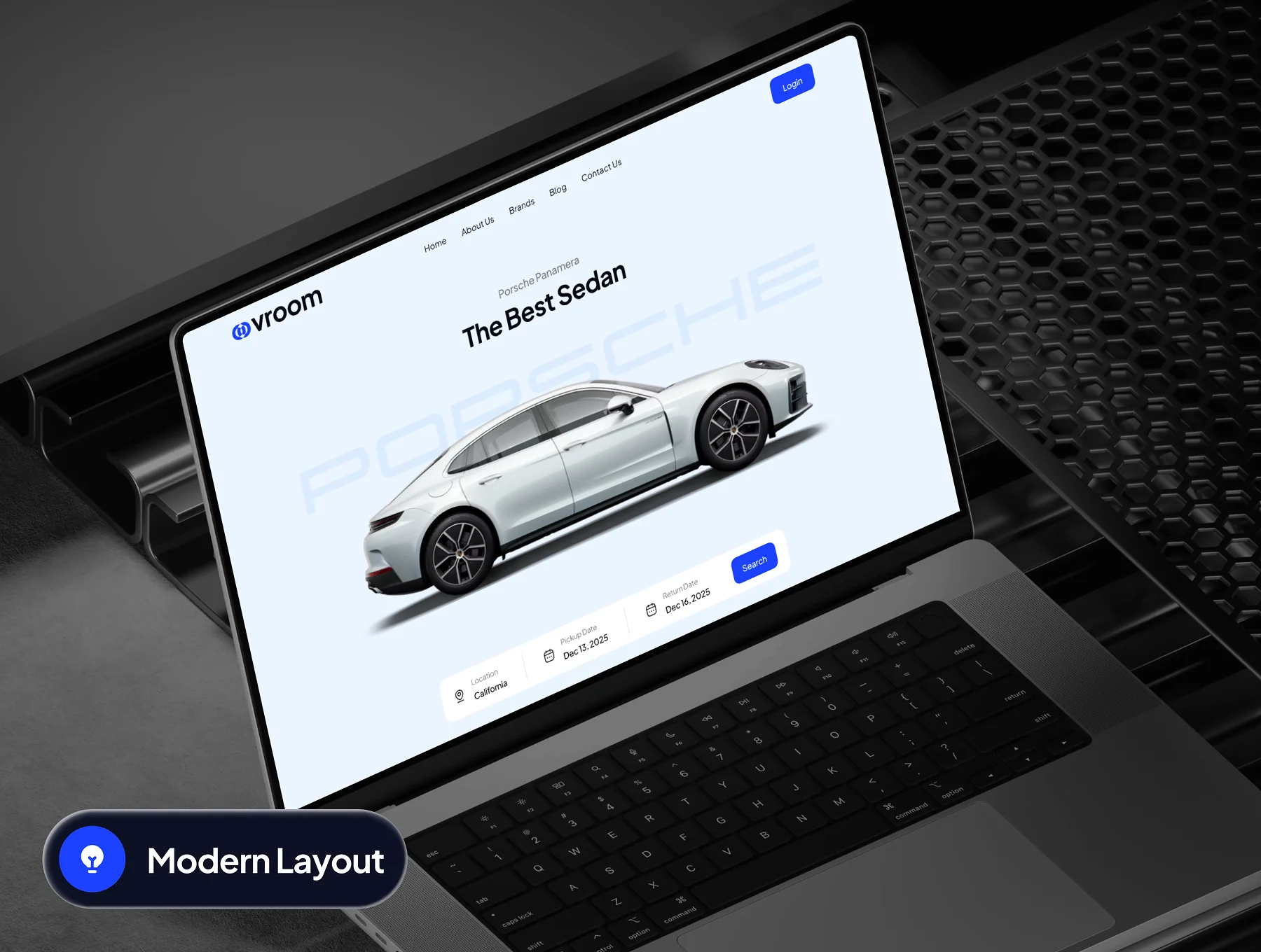 vroom - Car Rental Website UI Kit 5