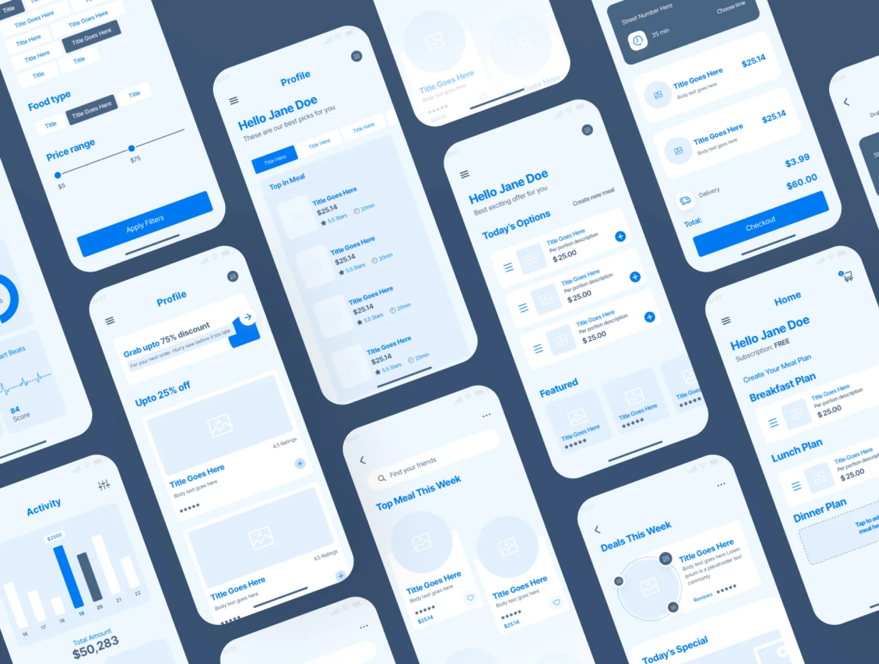 Vyro App Wireframe Kit 6