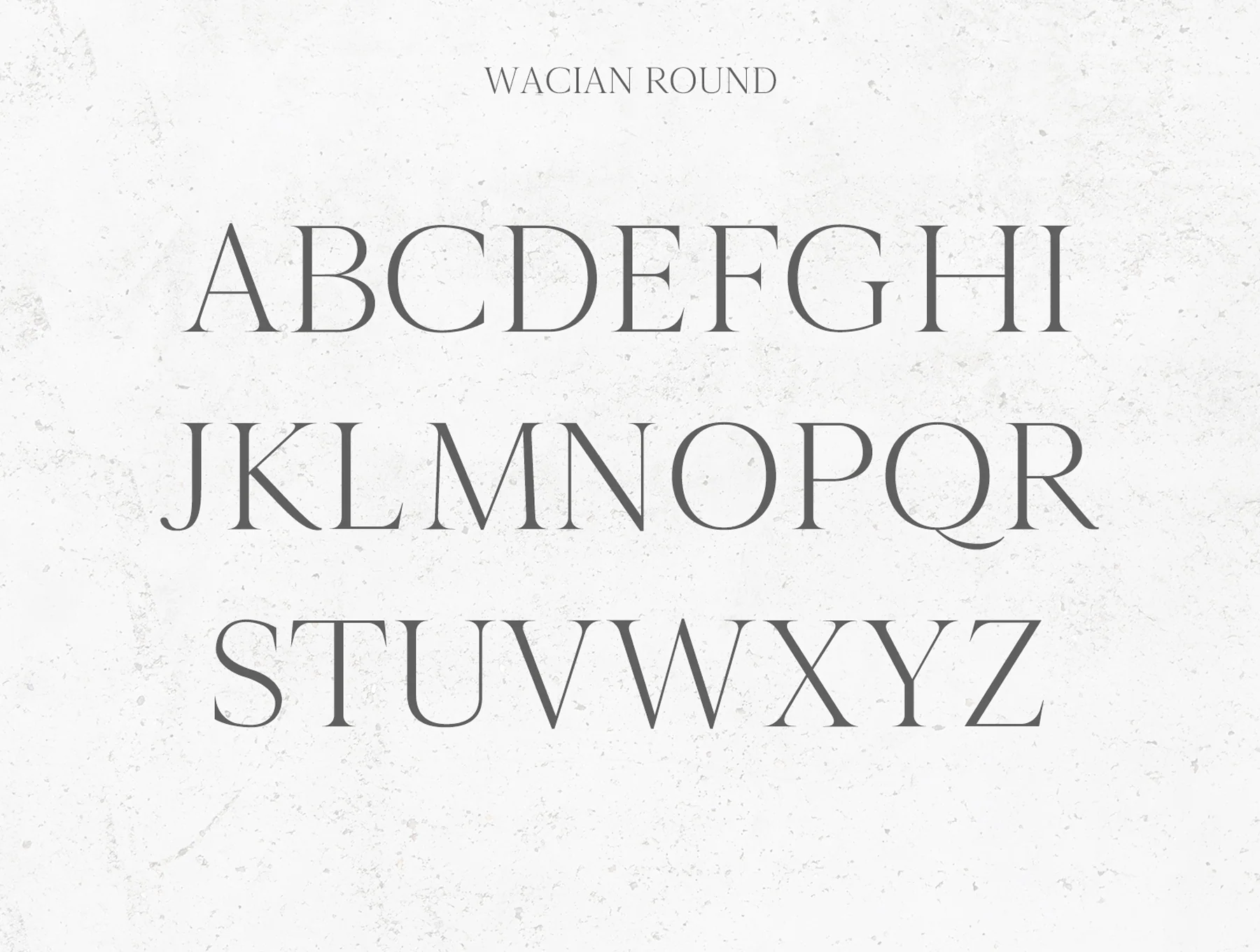 Wacian Serif Font Family 3