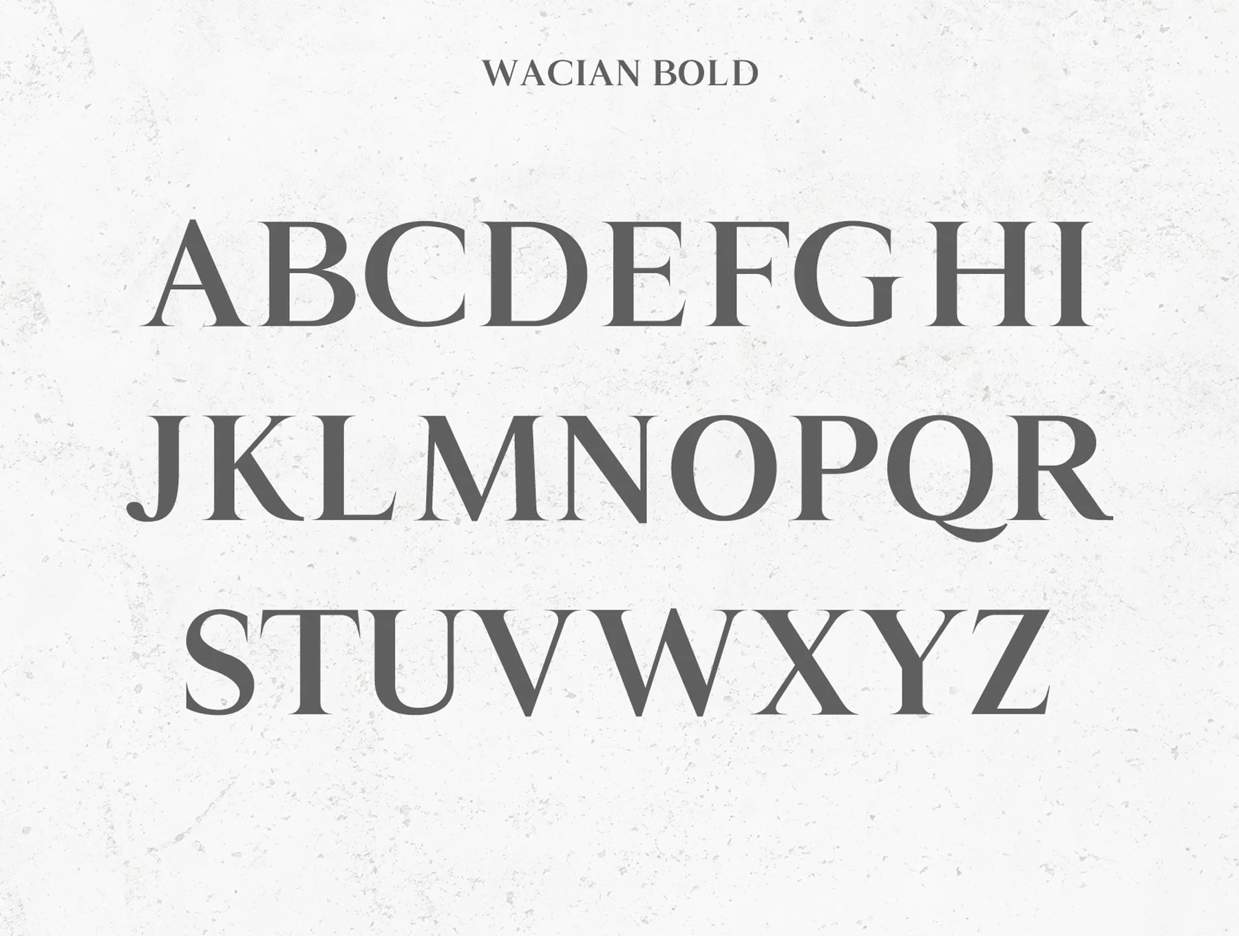 Wacian Serif Font Family 4